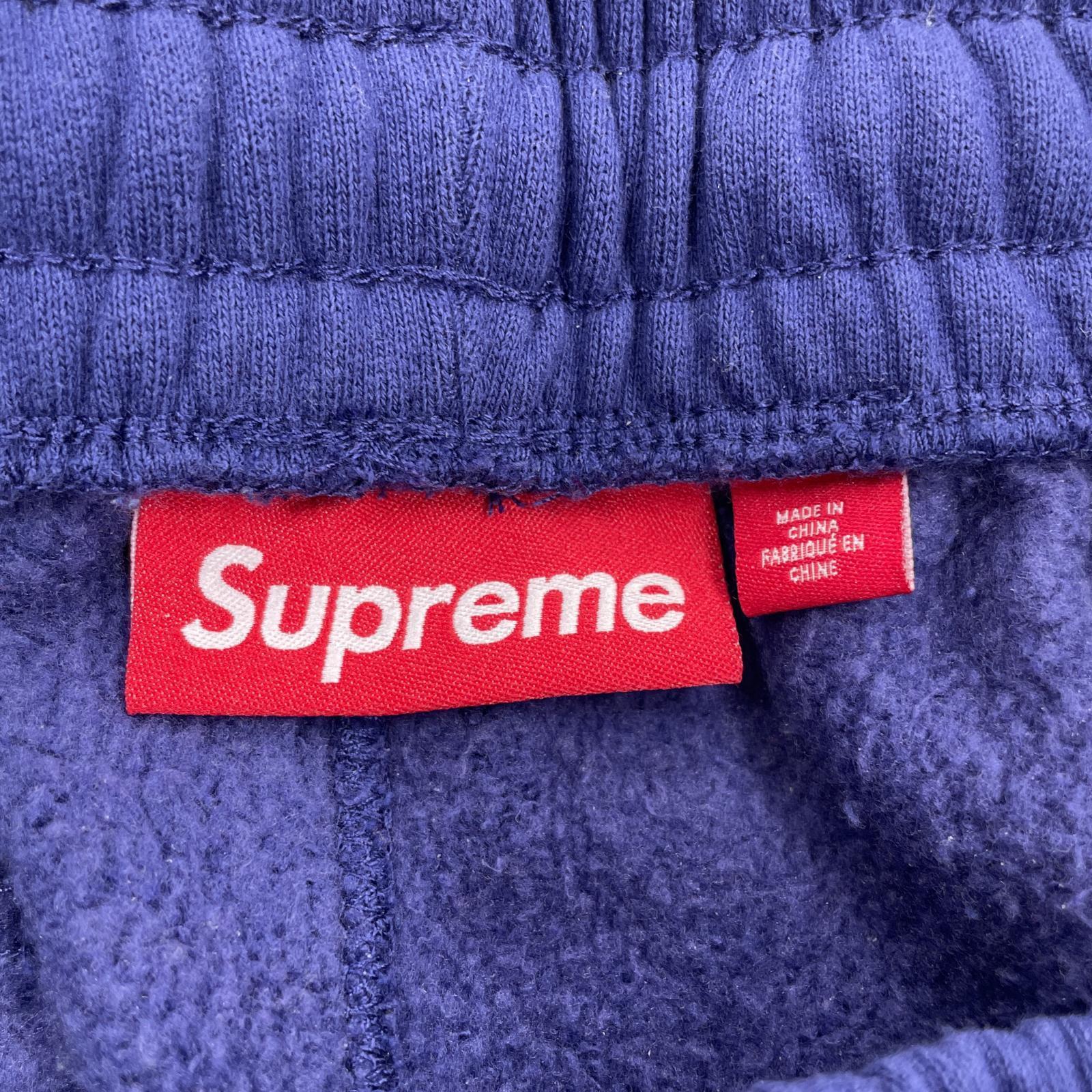 パンツ Supreme 25SS Paneled Sweatpant Washed S ネイビー×イエロー S