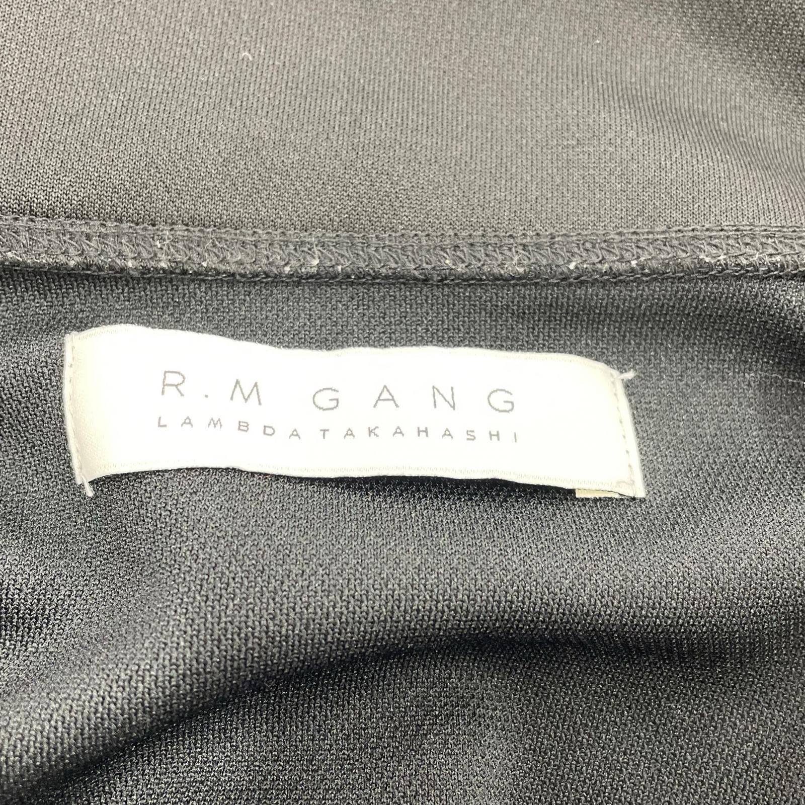 ブルゾン R.M GANG R021 ハーフジップ 黒 (F) フリー ブラック