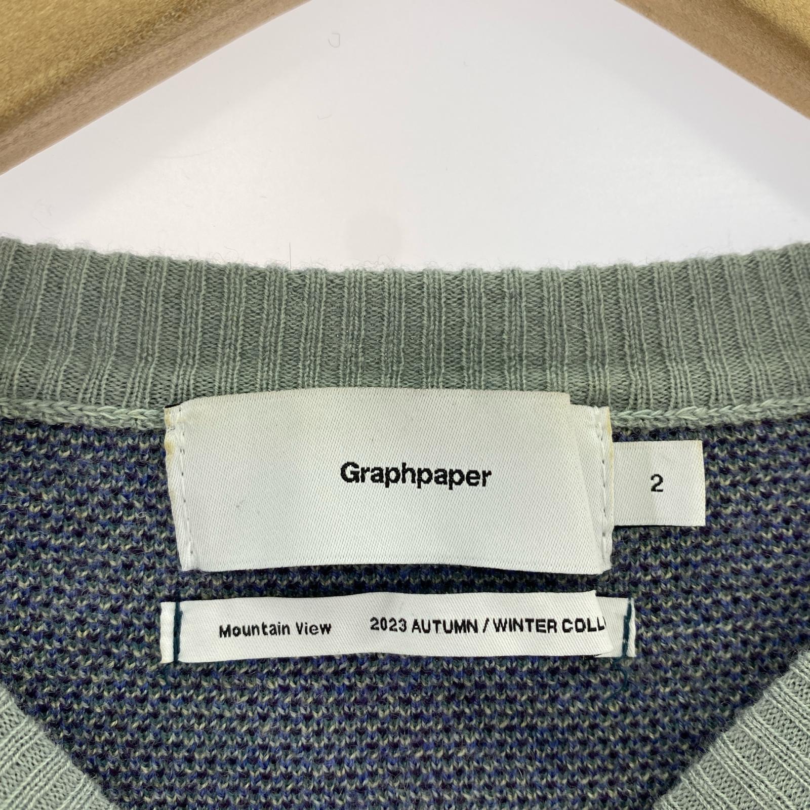ニット Jacquard Crew Neck Knit (2) 2 グリーン