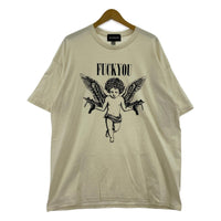 半袖Tシャツ majogary Fuckyou Angel Tee XL アイボリー