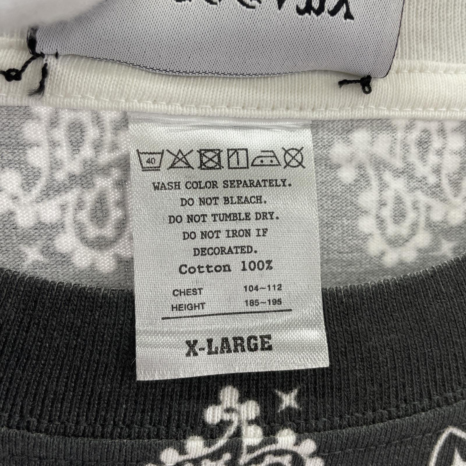 半袖Tシャツ majogary バンダナ Tee サイズXL ブラック ブラック