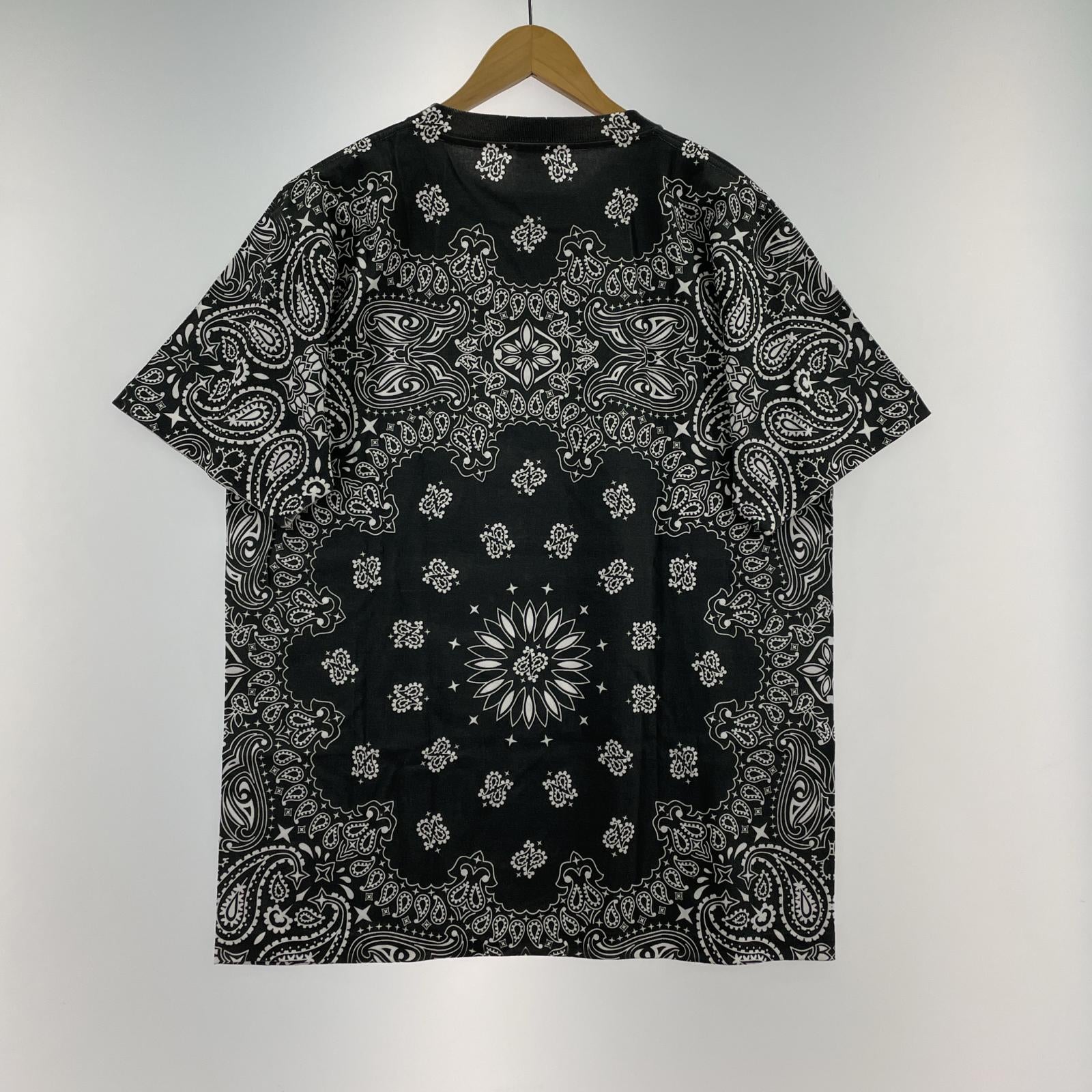 半袖Tシャツ majogary バンダナ Tee サイズXL ブラック ブラック