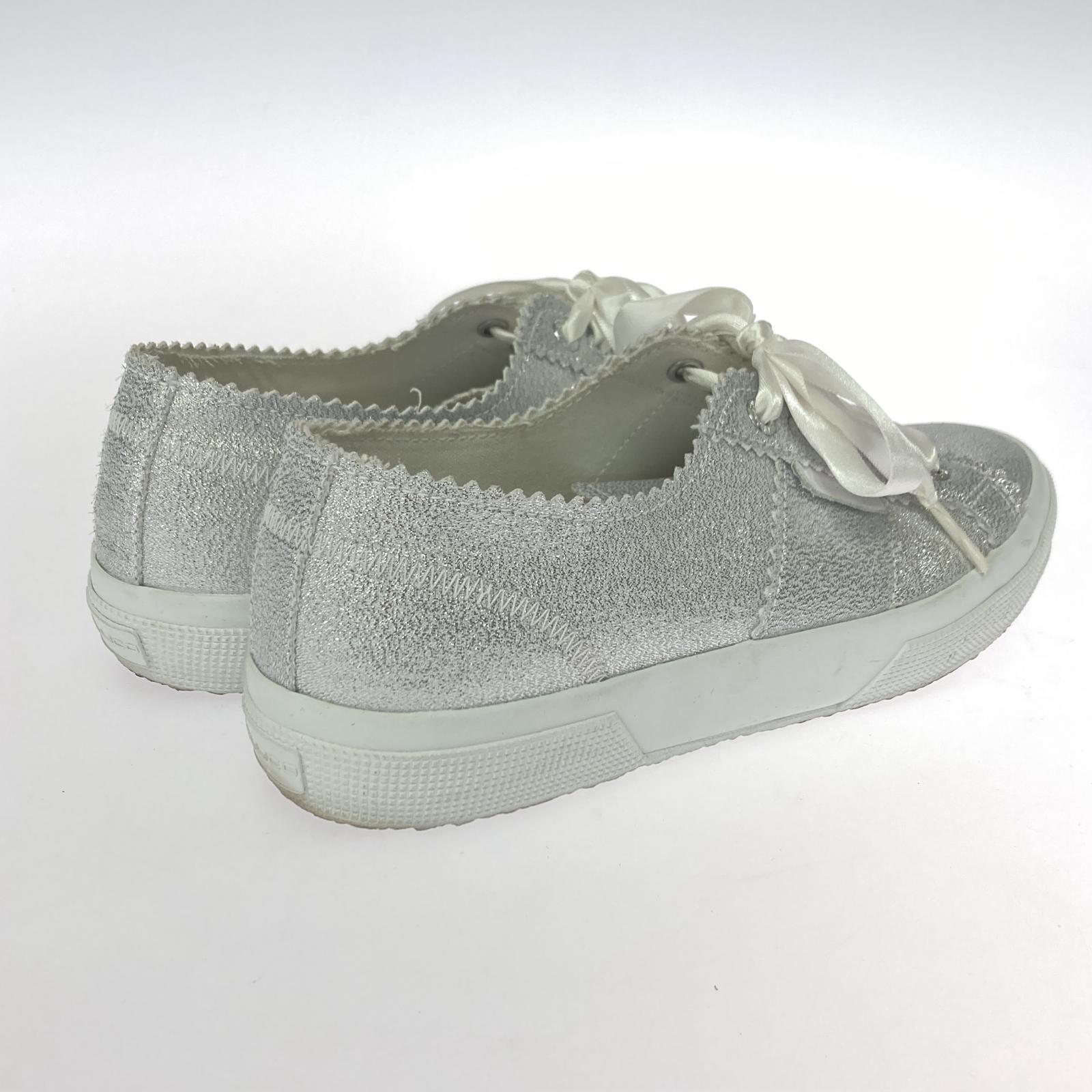 スニーカー PELLICO×SUPERGA/SLV/24.63cm シルバー