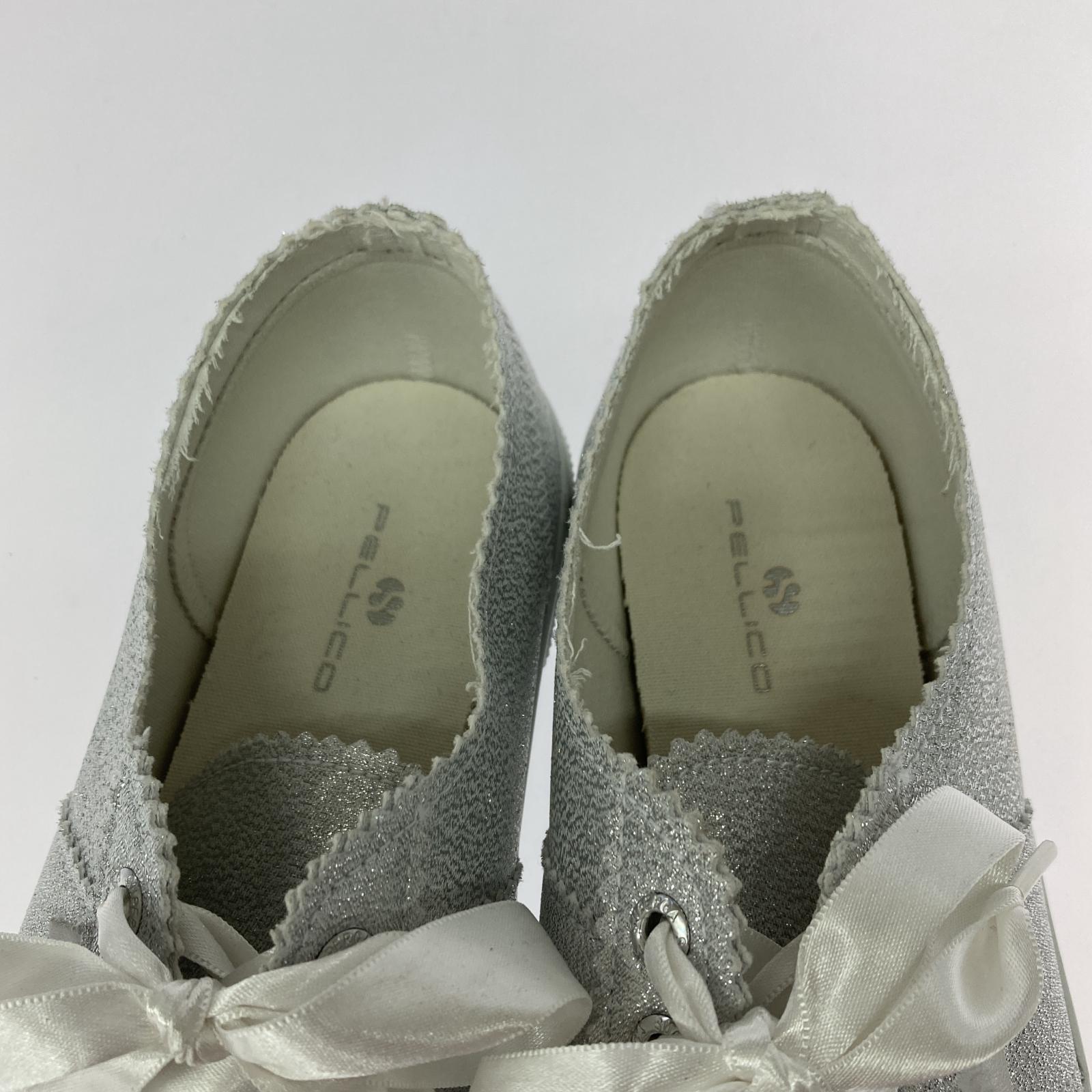 スニーカー PELLICO×SUPERGA/SLV/24.63cm シルバー
