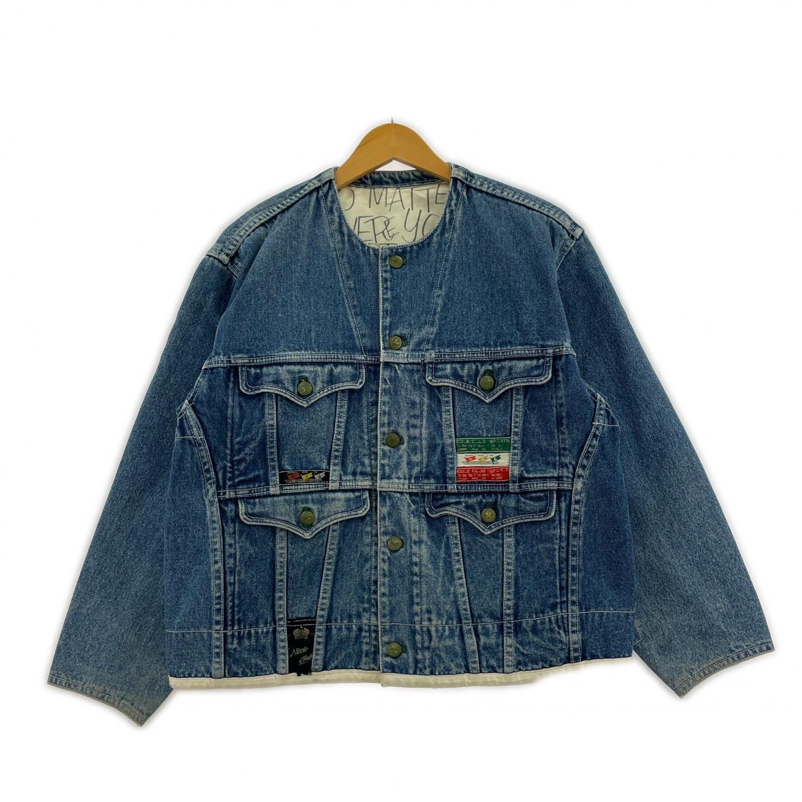 デニムジャケット NICOLECLUB SPORTS ブルー