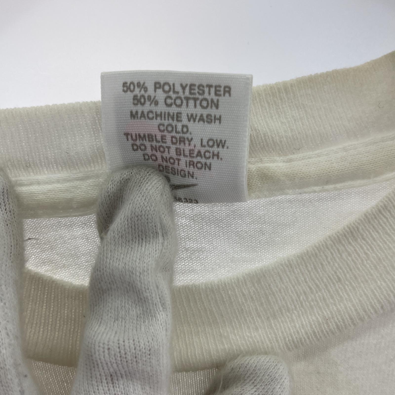 半袖Tシャツ 1989年 USA製 S/SプリントTEE L ホワイト