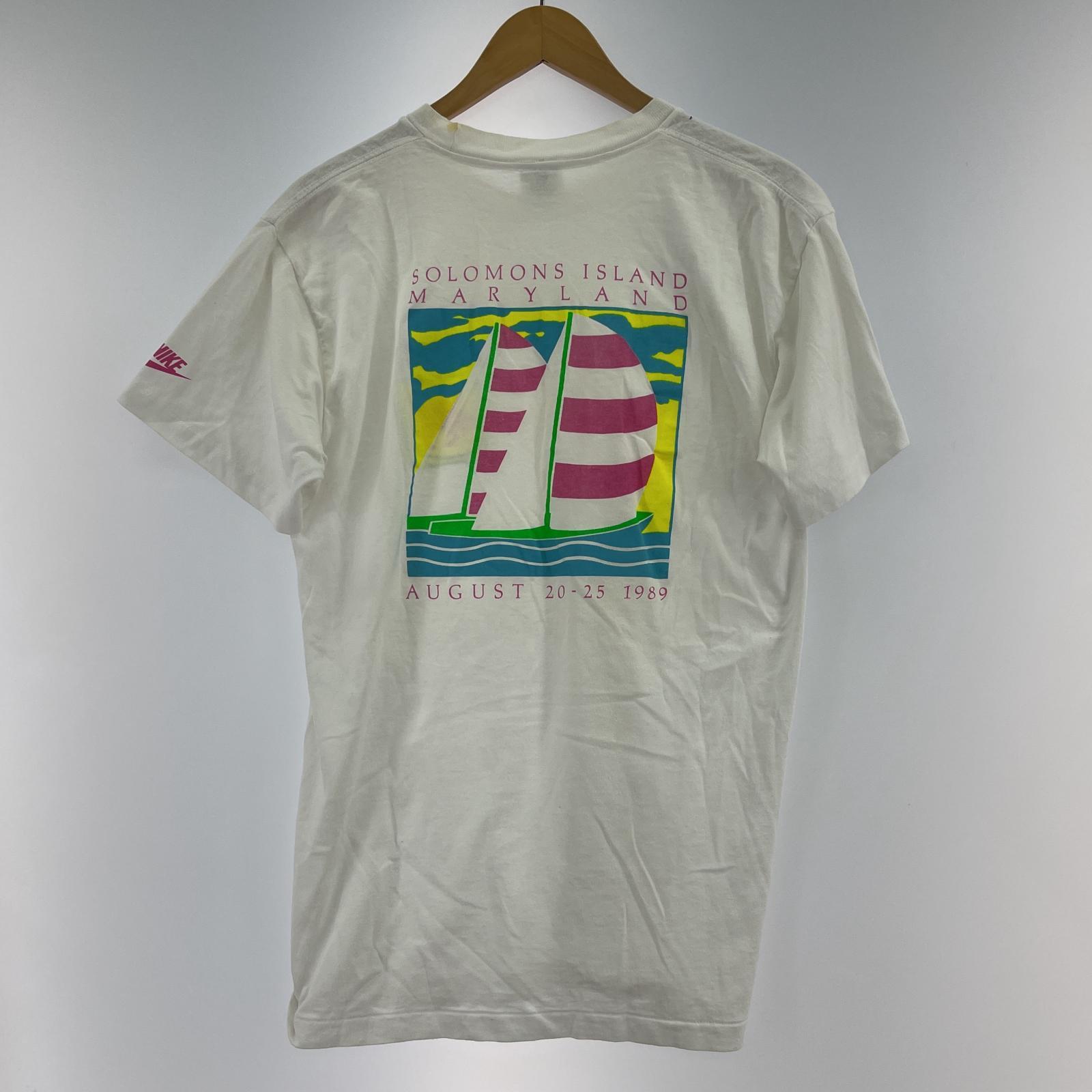 半袖Tシャツ 1989年 USA製 S/SプリントTEE L ホワイト