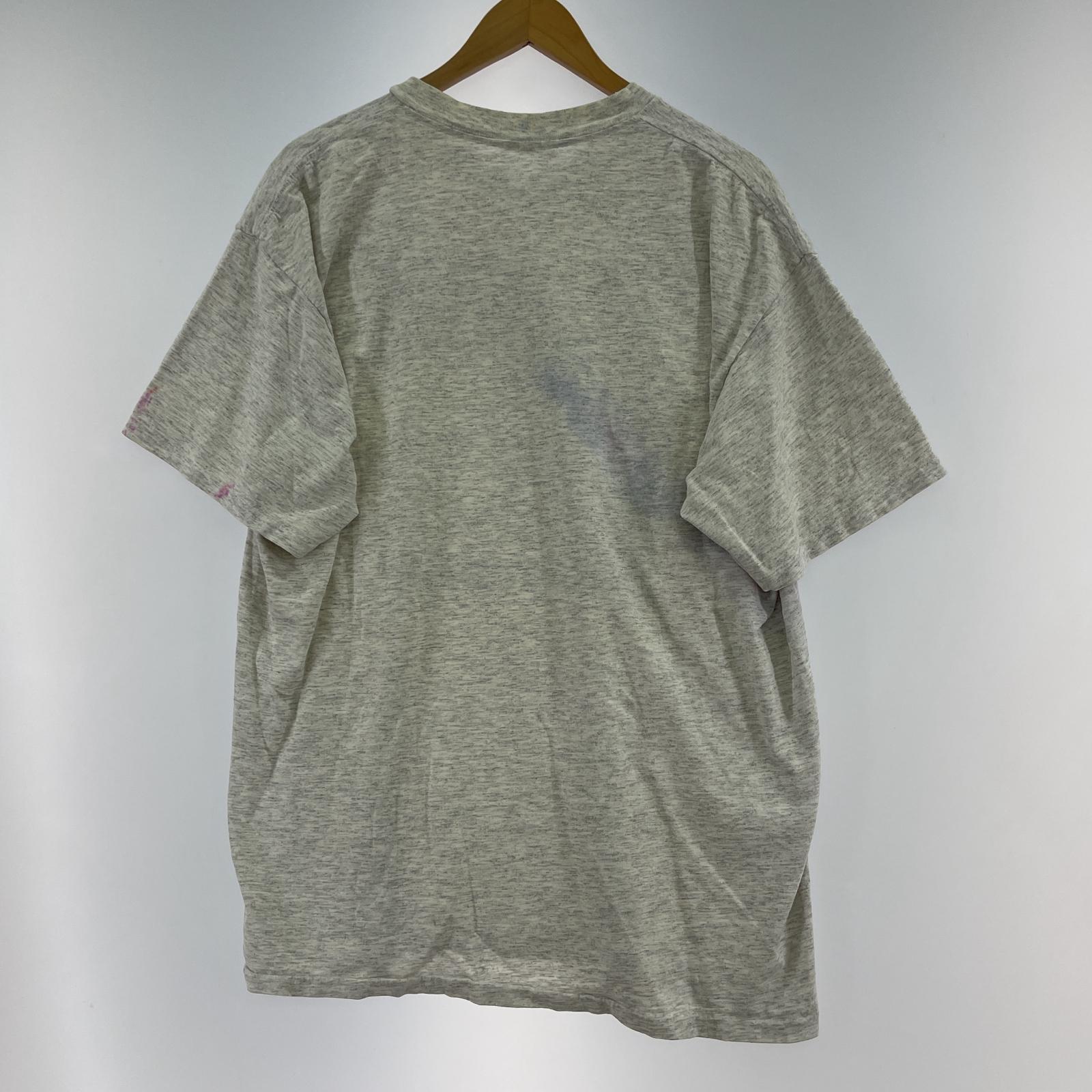 半袖Tシャツ 90S USA製 S/SフットボールTEE グレー