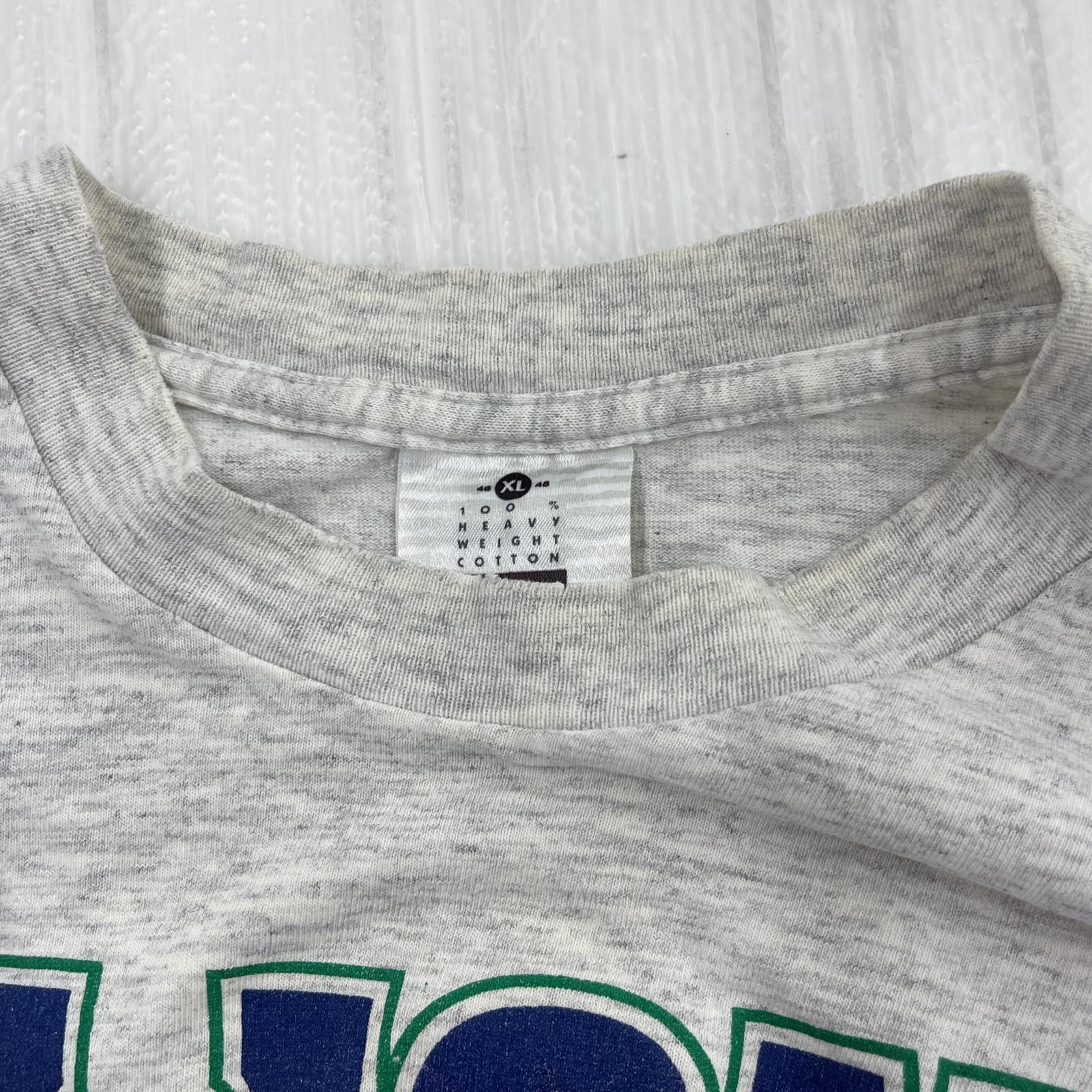 半袖Tシャツ 90S USA製 S/SフットボールTEE グレー