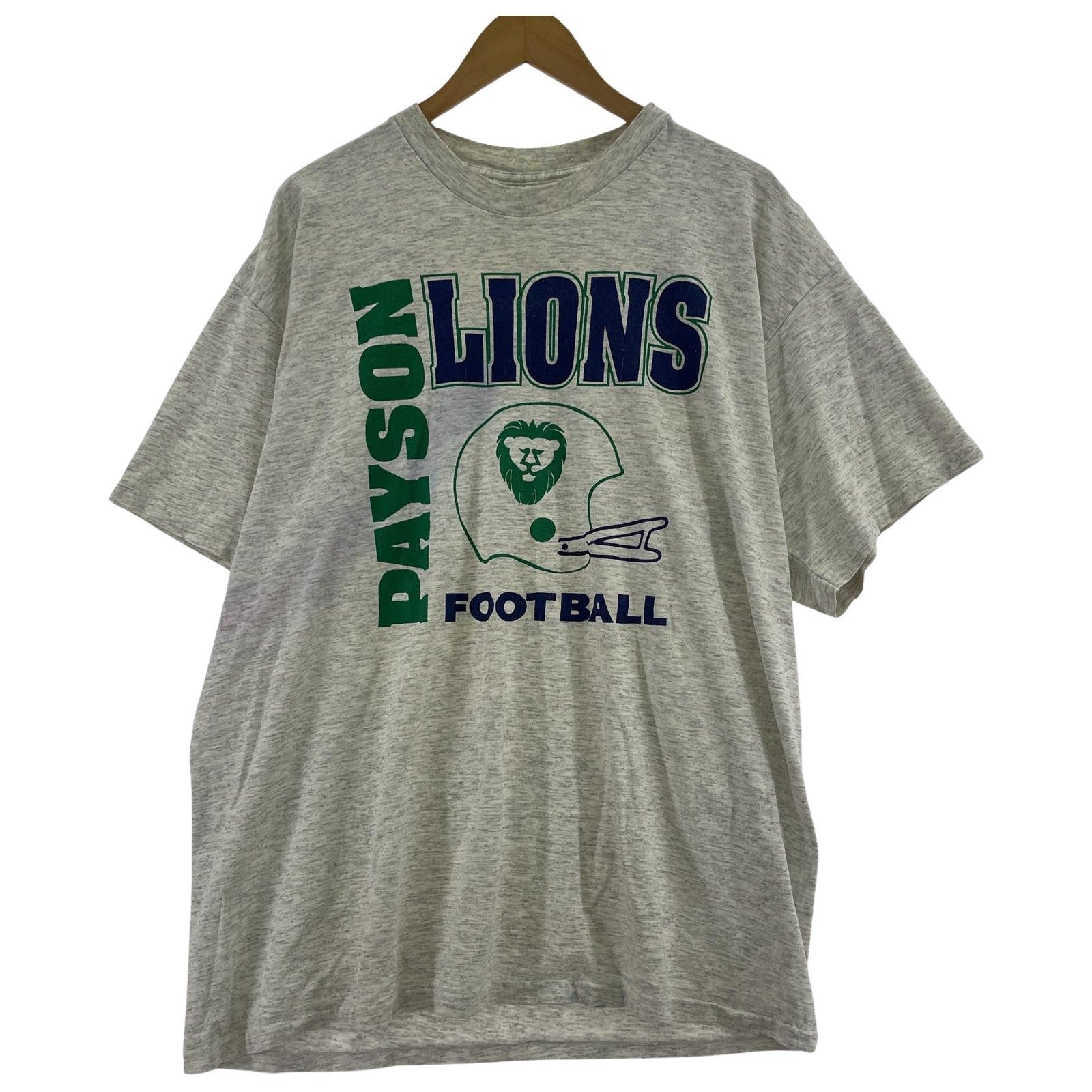 半袖Tシャツ 90S USA製 S/SフットボールTEE グレー