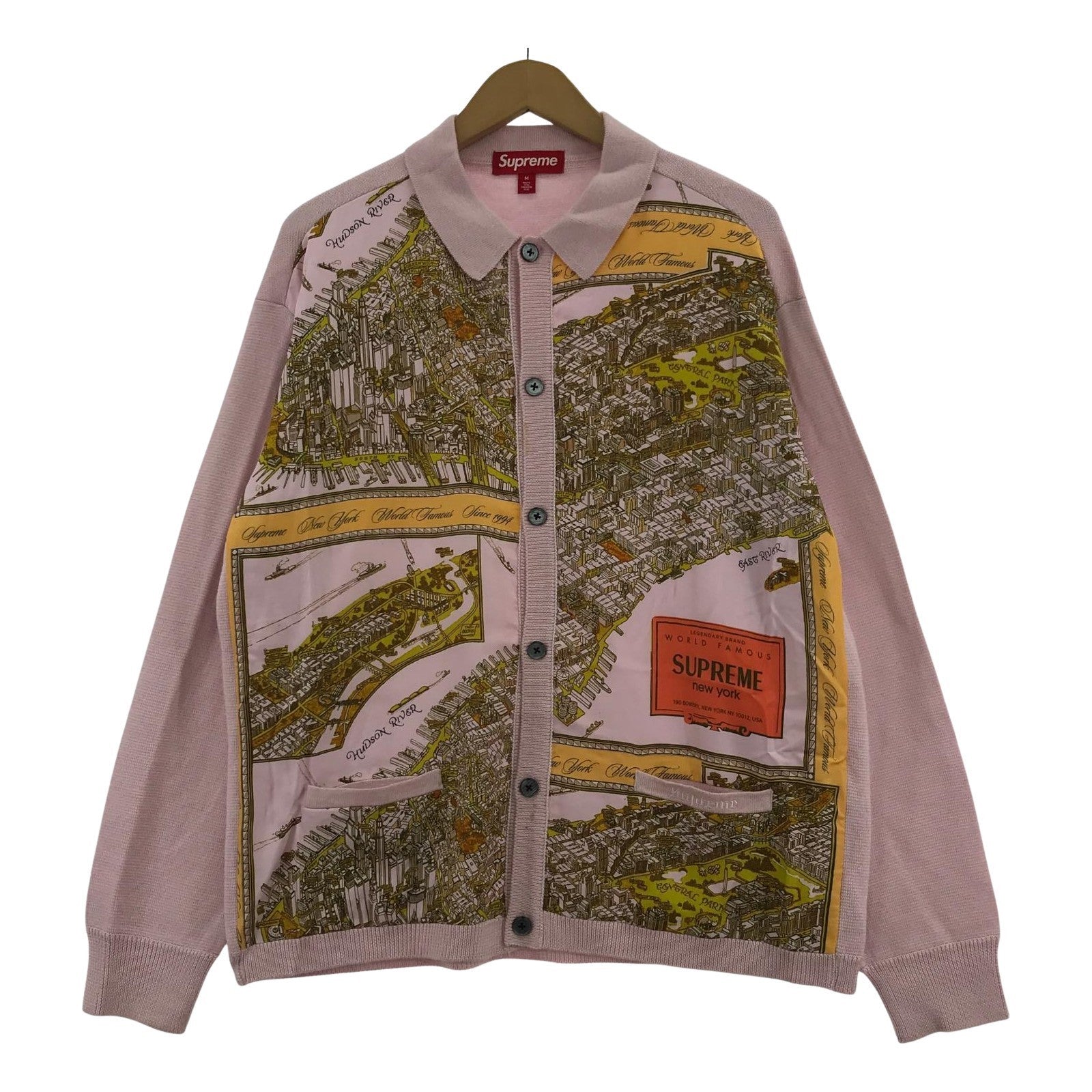 ジャケット FW23 Silk Map Cardigan M