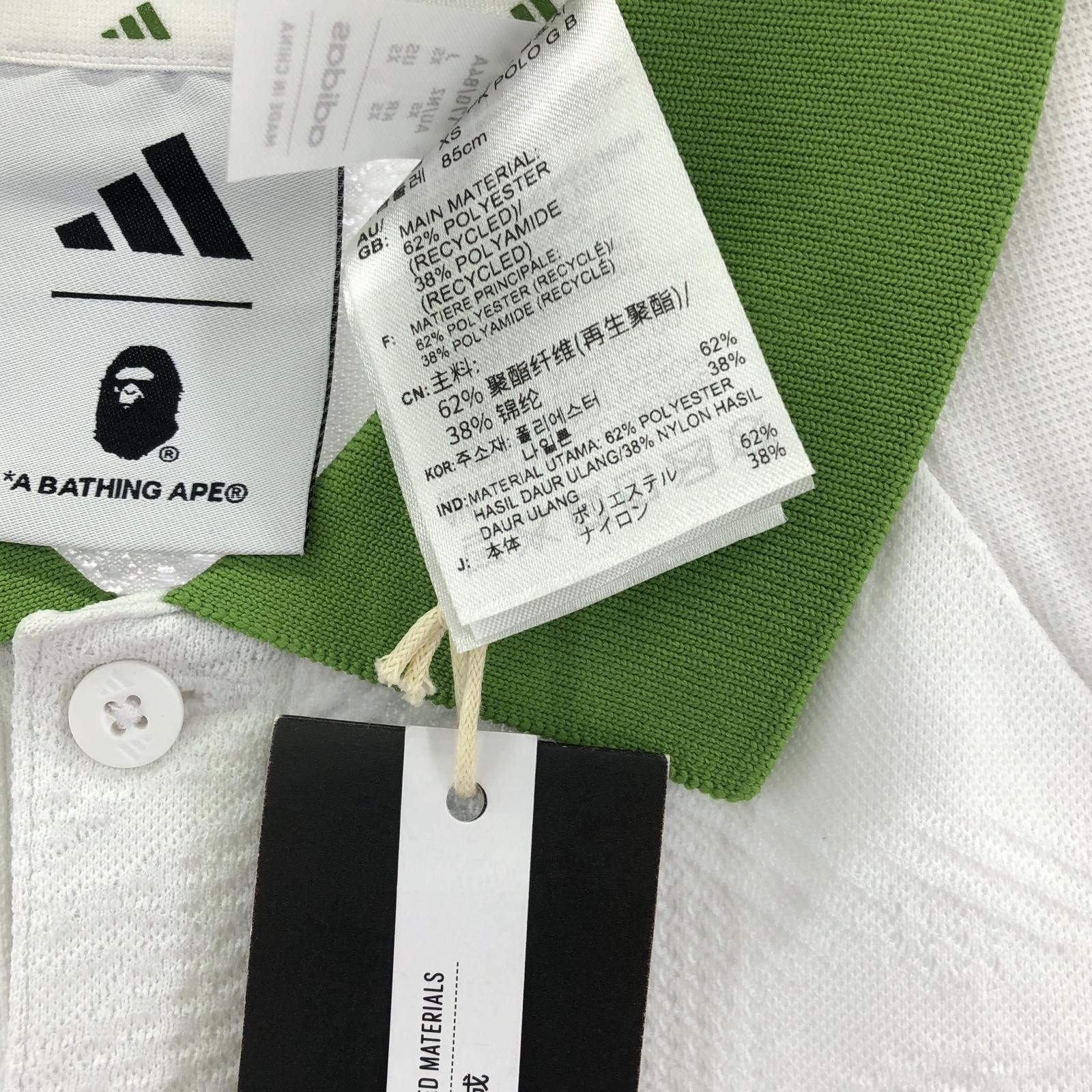 ポロシャツ ×A BATHING APE Golf Relaxed Fit Polo ホワイト