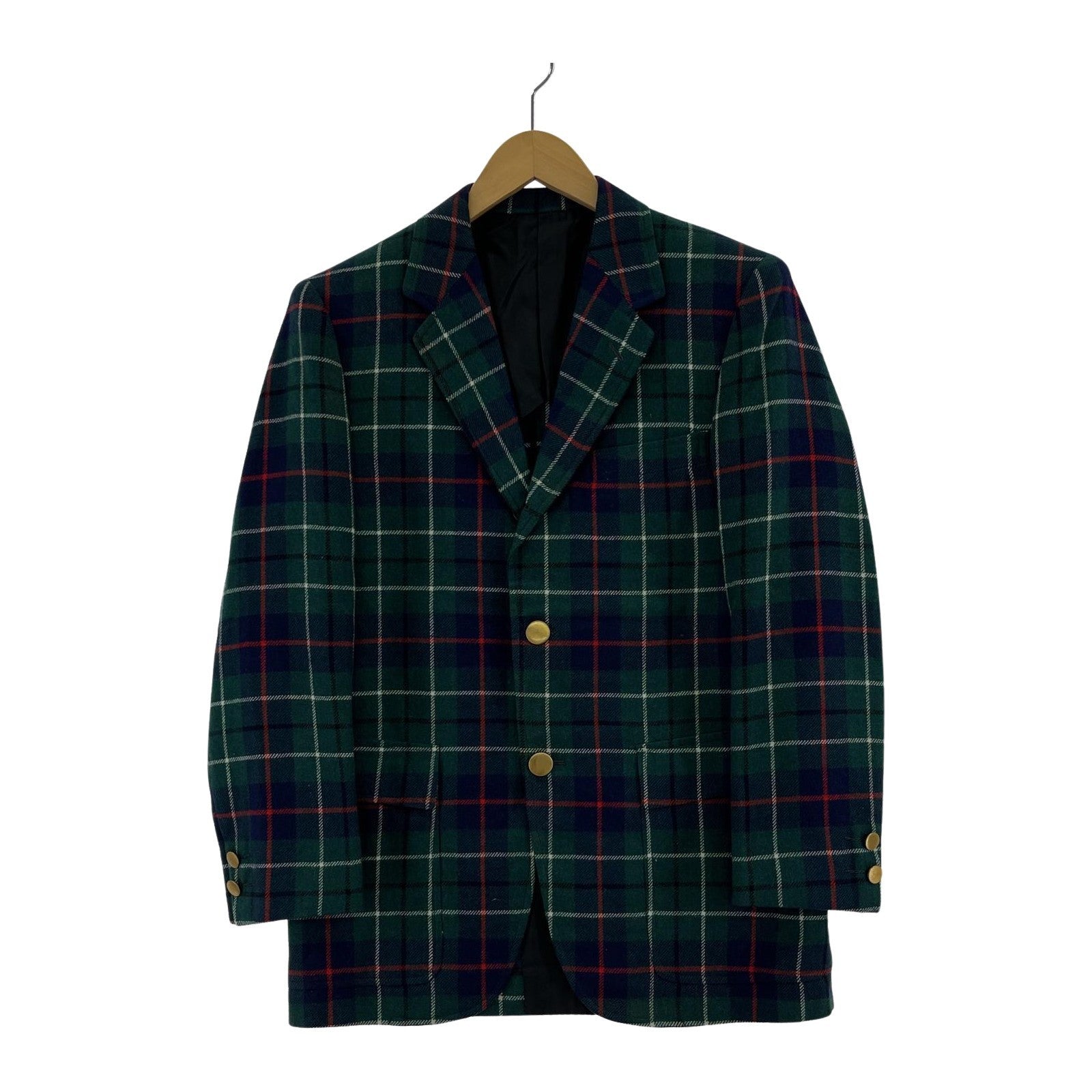 ジャケット 60s 段返り Kent exclusive ウールジャケット チェック柄 マルチカラー