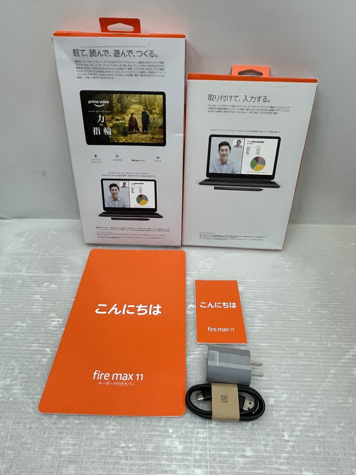 Amazon Fire max 11 64G&キーボードカバー - PC周辺機器