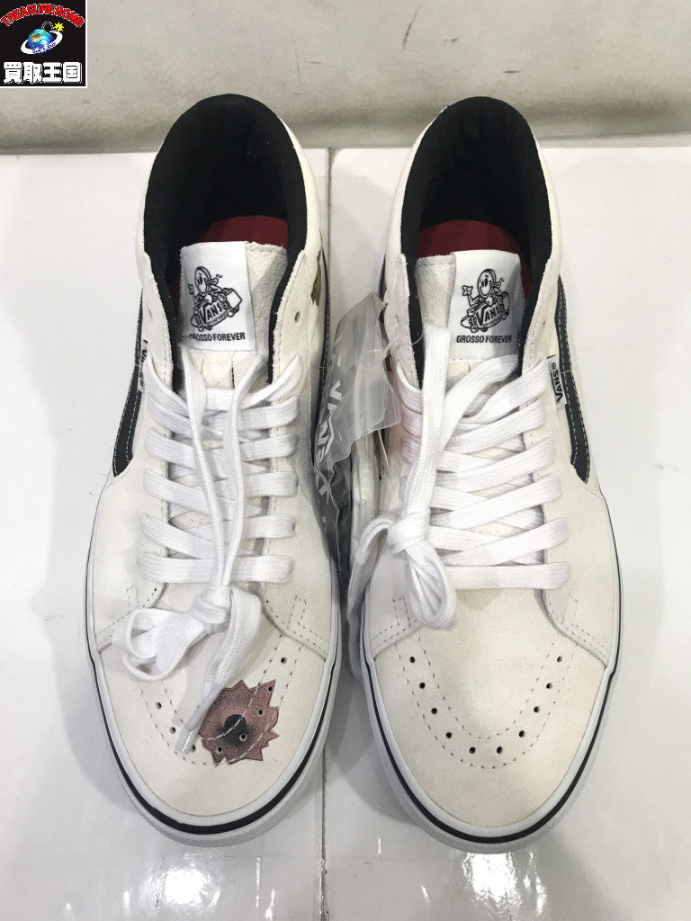 スニーカー ×VANS 25SS Nate Lowman Skate Grosso Mid
