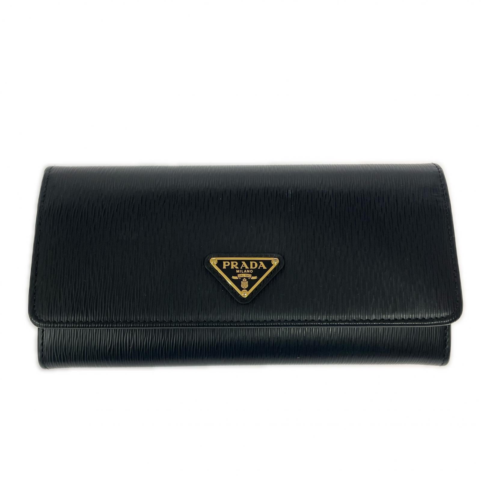 PRADA サフィアーノ パスケース付 ギャラなしき 長財布