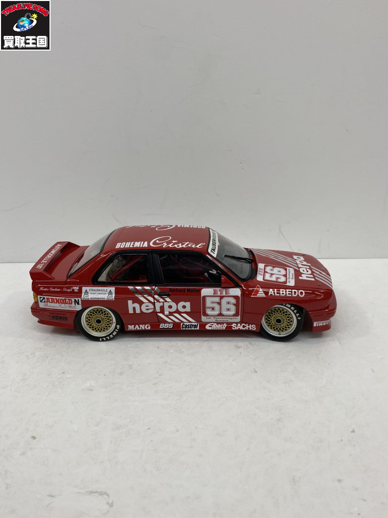 PMA 1/18 M3 TAUBER MOTOSPORT DTM 1988 スケールカー