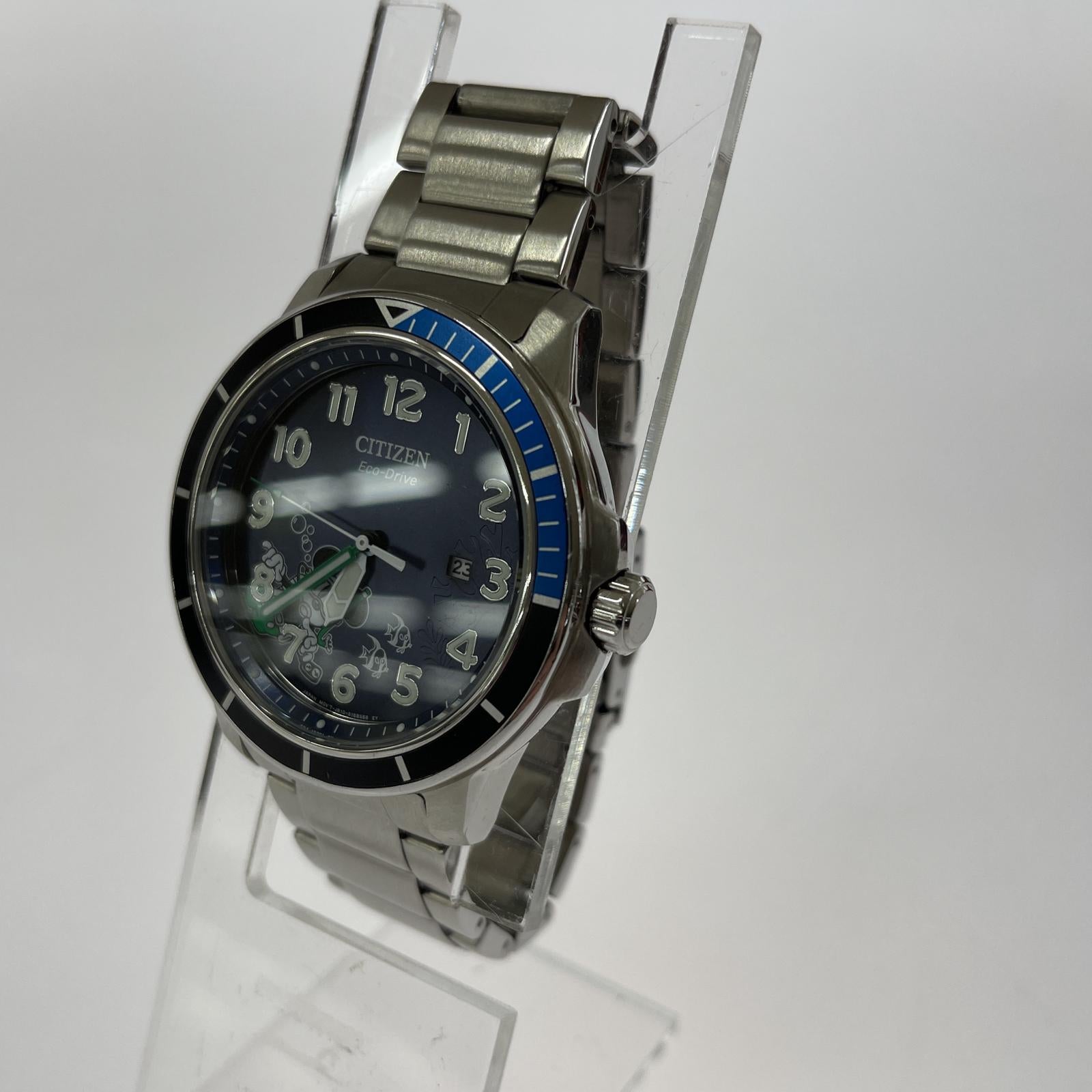 腕時計 ×Disney Eco-Drive シルバー