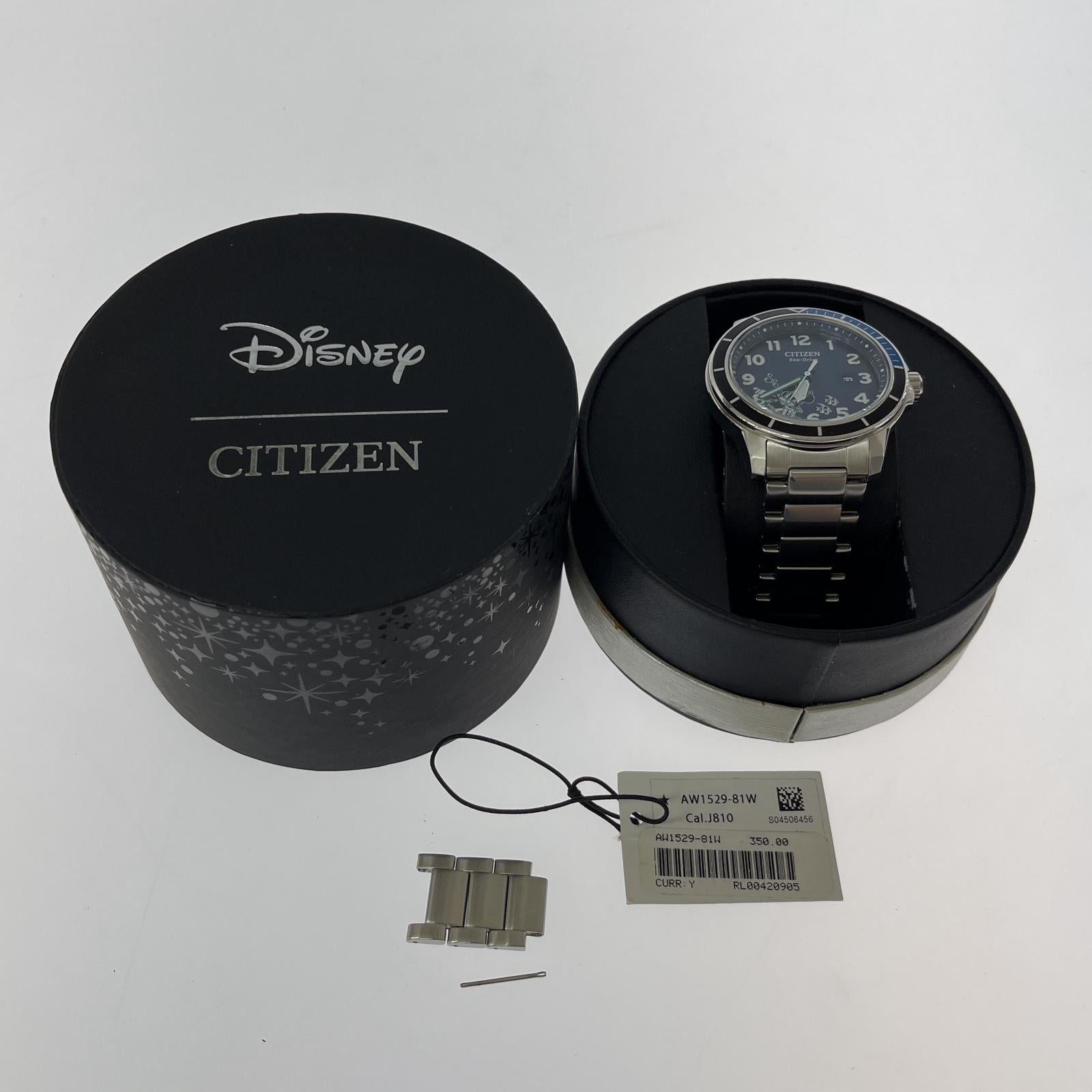 腕時計 ×Disney Eco-Drive シルバー