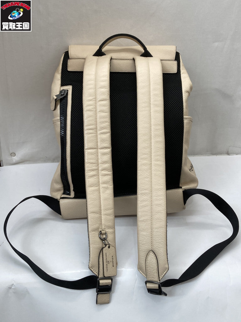 BASQUIATコラボ アート バックパック アイボリー