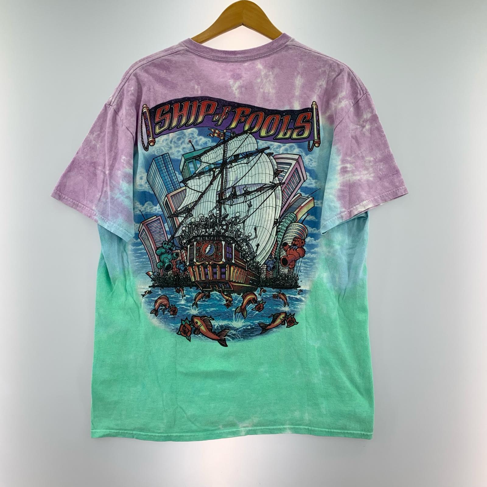 半袖Tシャツ liquid blue GRATEFUL DEAD TEE タイダイ (L) L