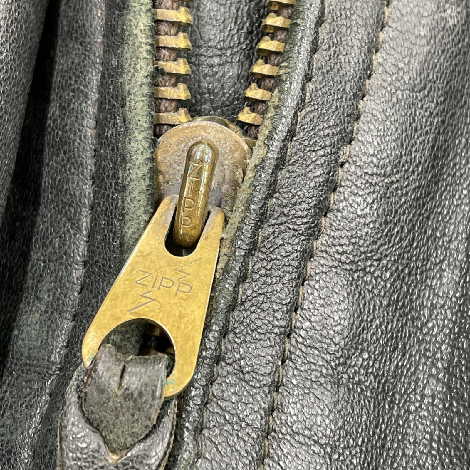 レザージャケット 70s頃 レザーコート ブラック
