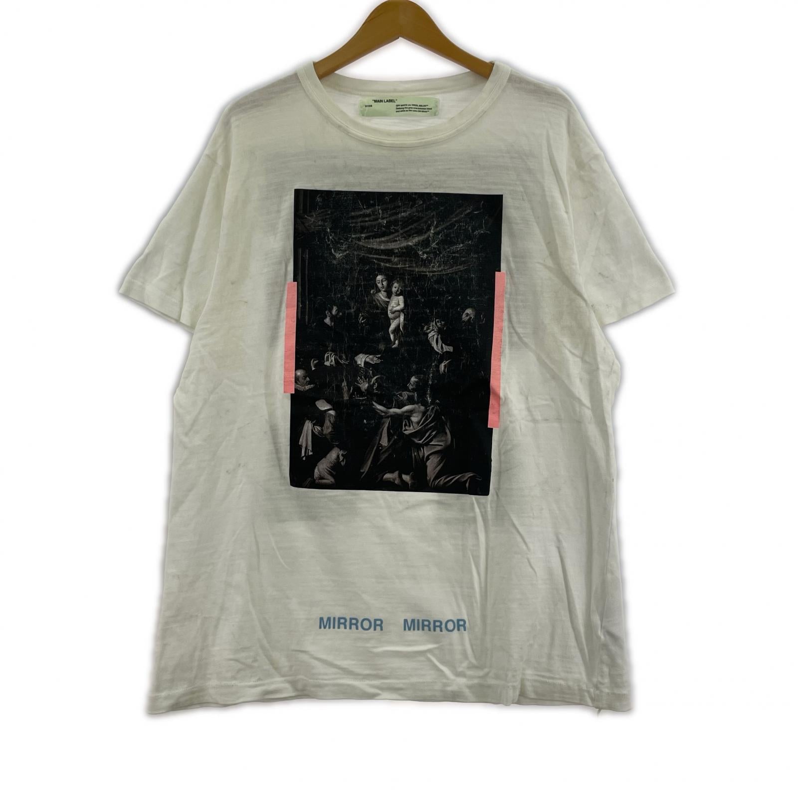 半袖Tシャツ MIRROR Tee/WHITE/汚れ有 M ホワイト