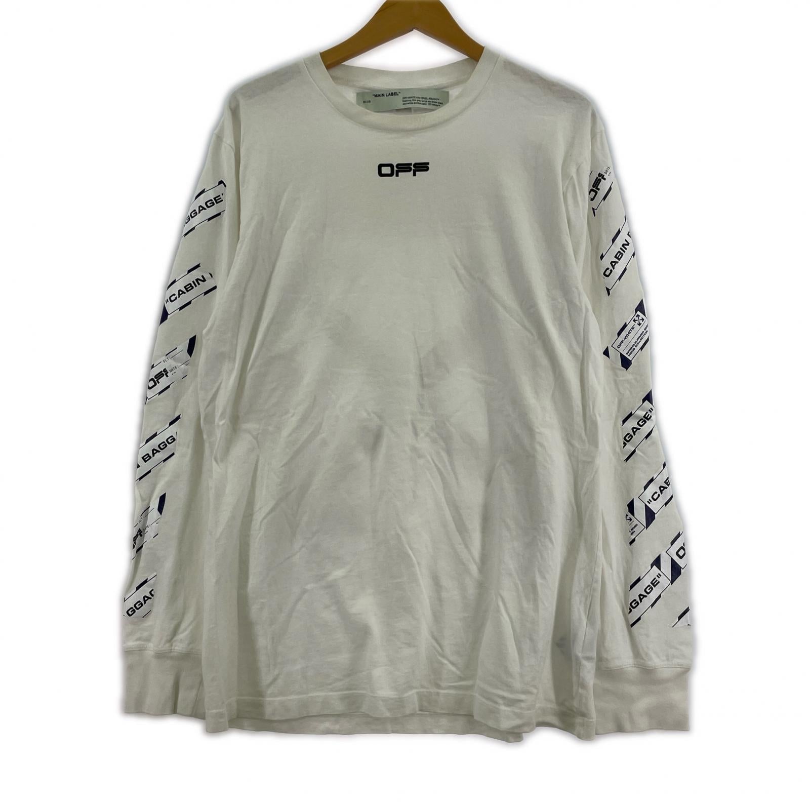 長袖Tシャツ WHITE L ホワイト