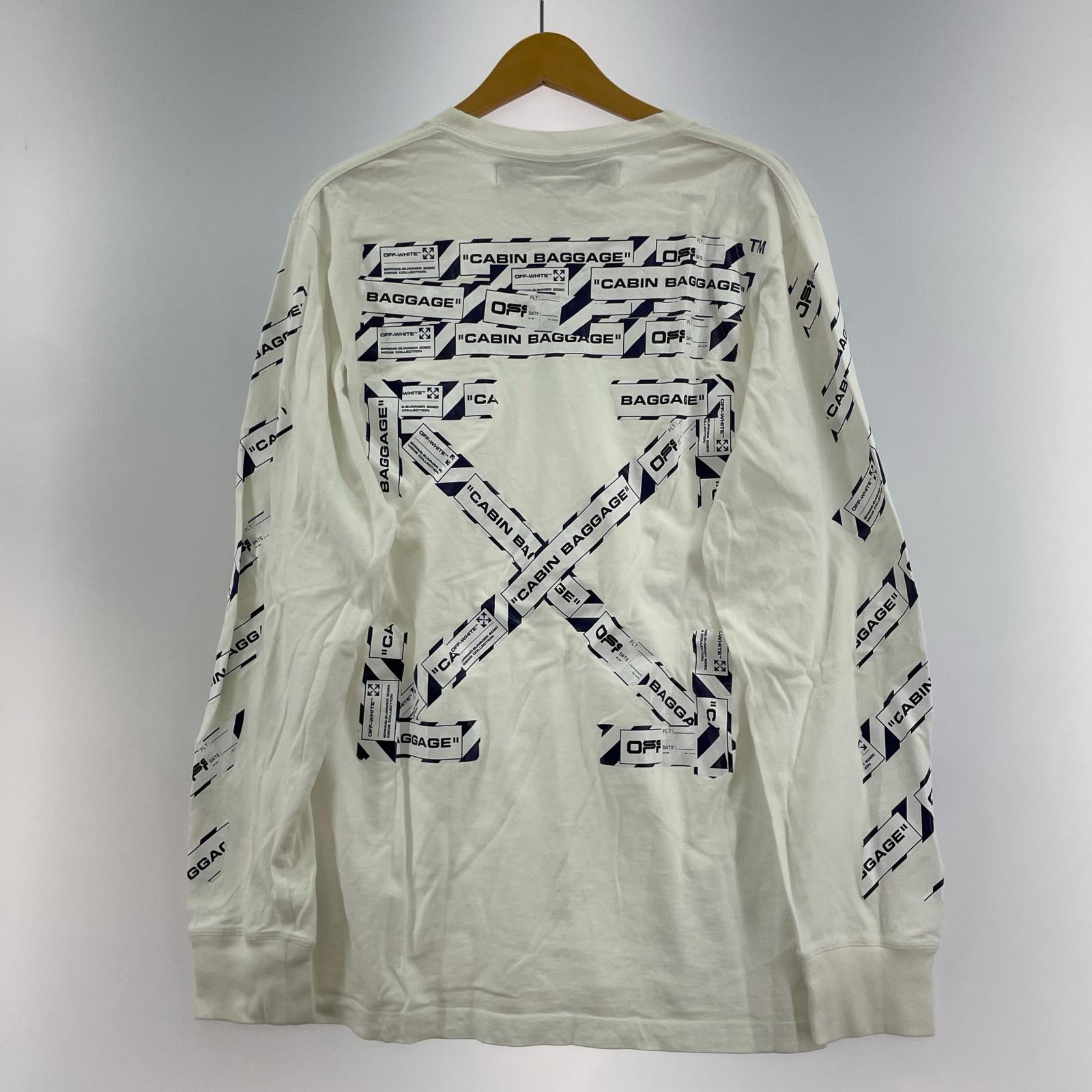長袖Tシャツ WHITE L ホワイト