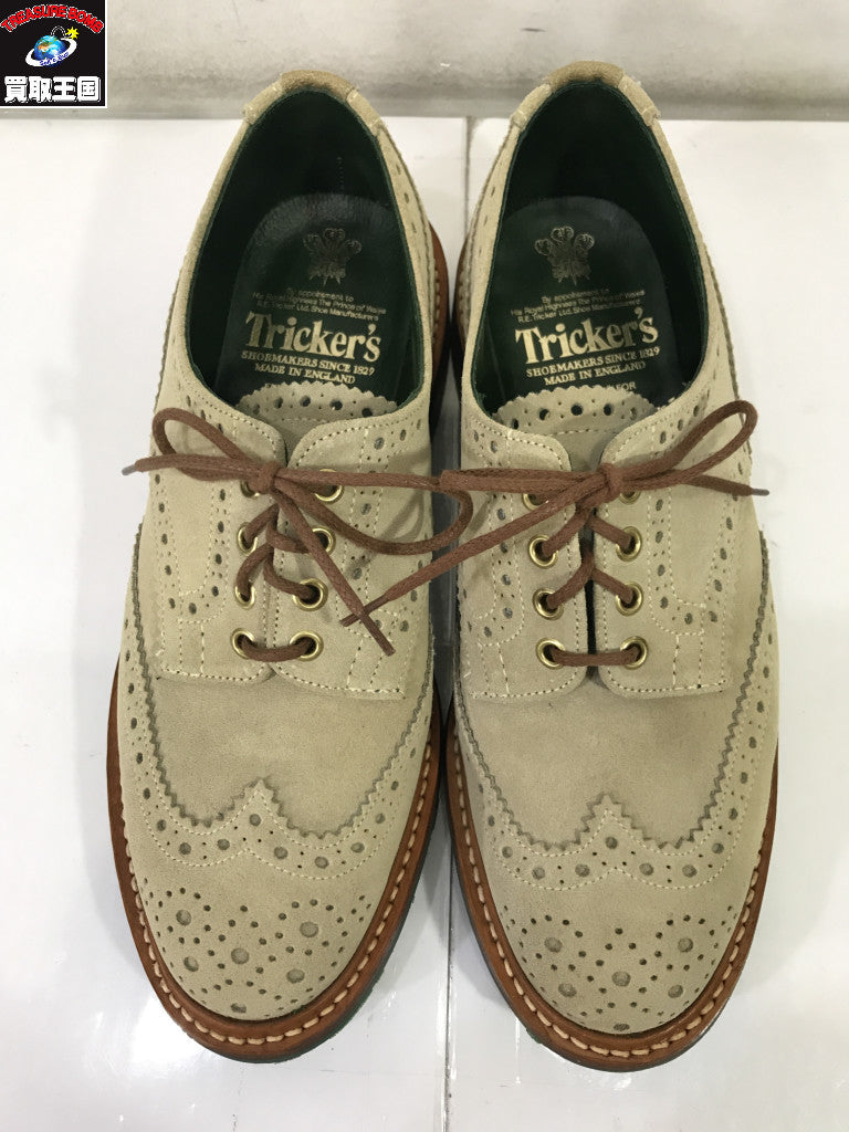 ブーツ KESWICK スエード ウイングチップシューズ size 8