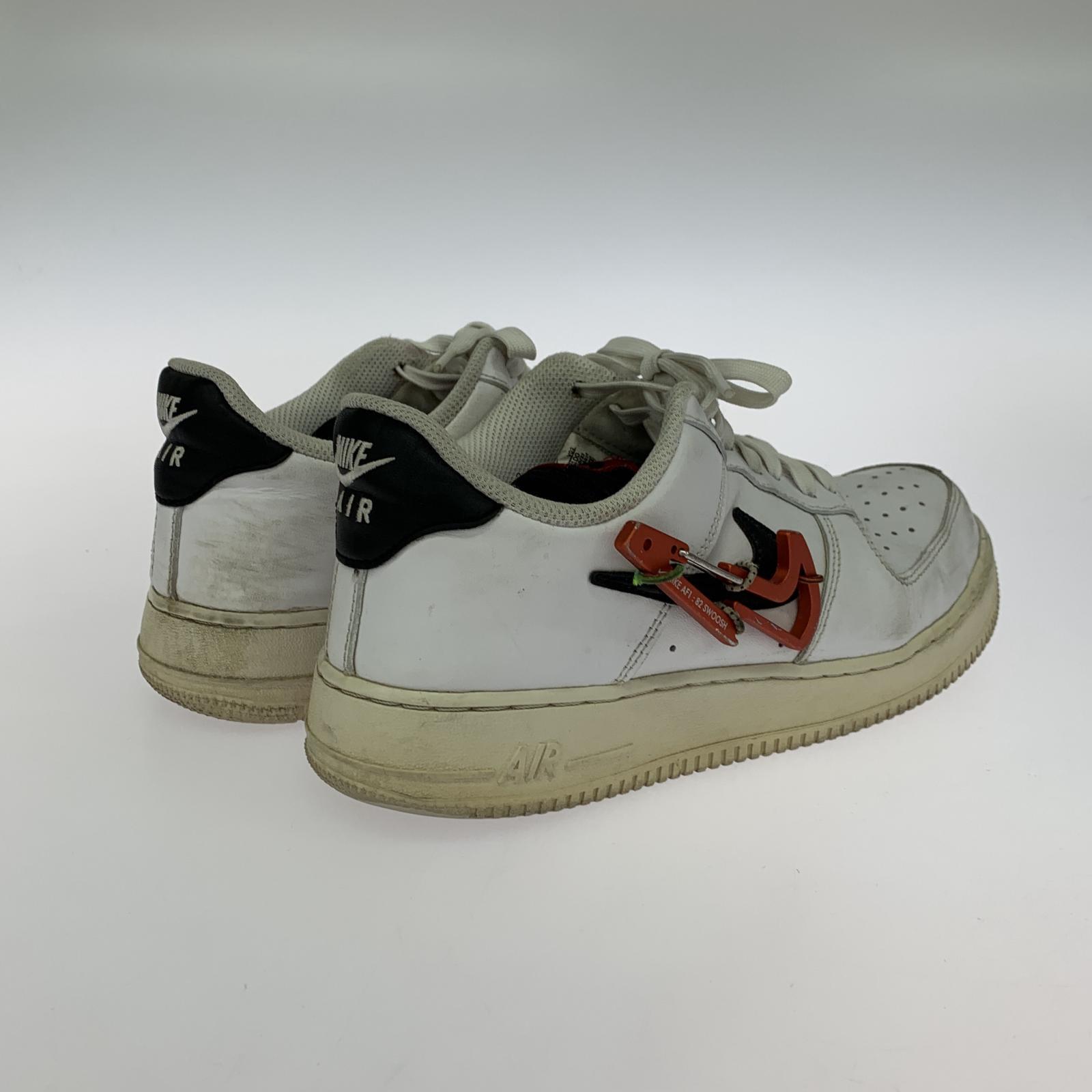 スニーカー Air Force 1 Low Premium Karabiner Swoosh 26cm (US8 UK7 1/2 EU42) ホワイト