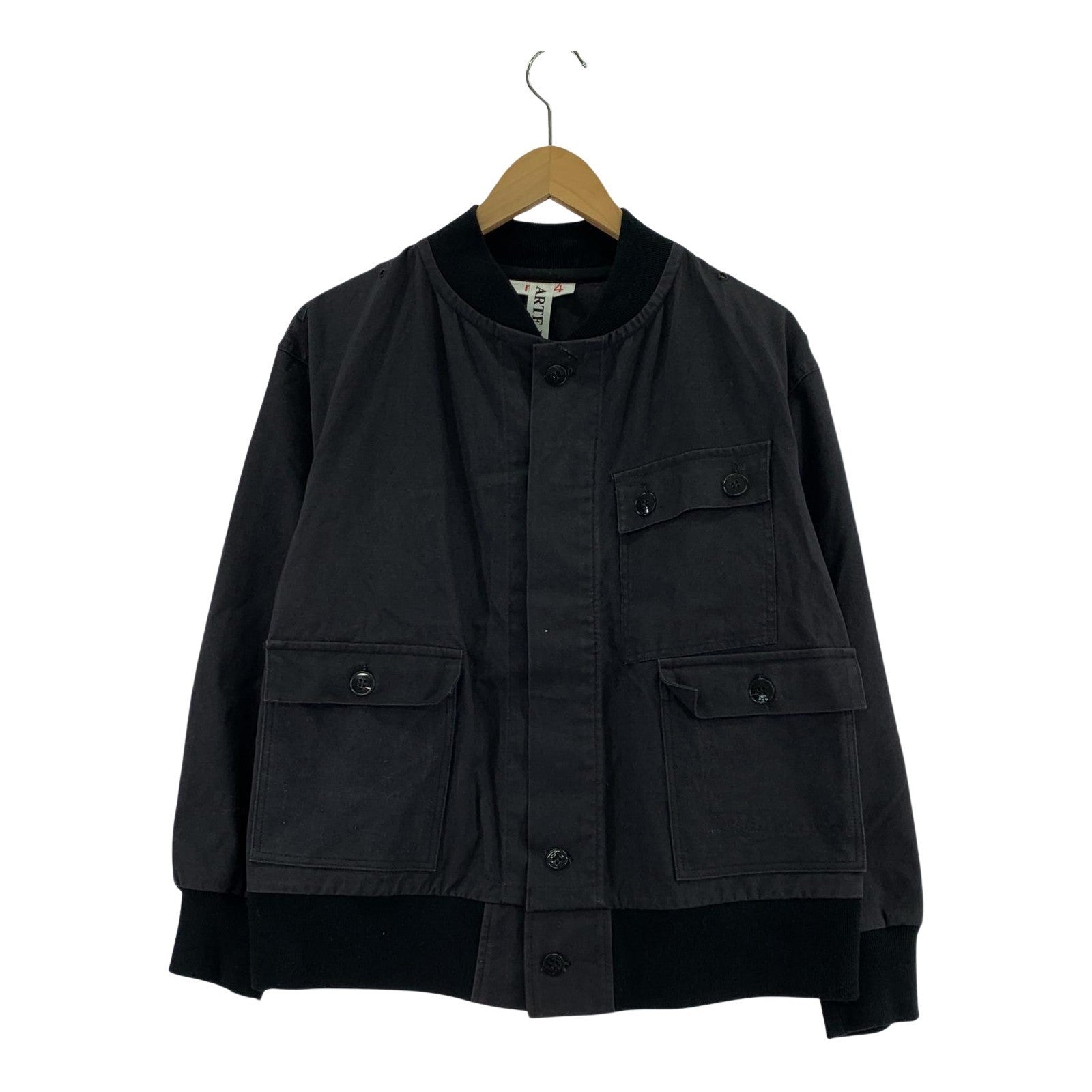 ジャケット ARTE POVERA ノーカラジャケット ブラック