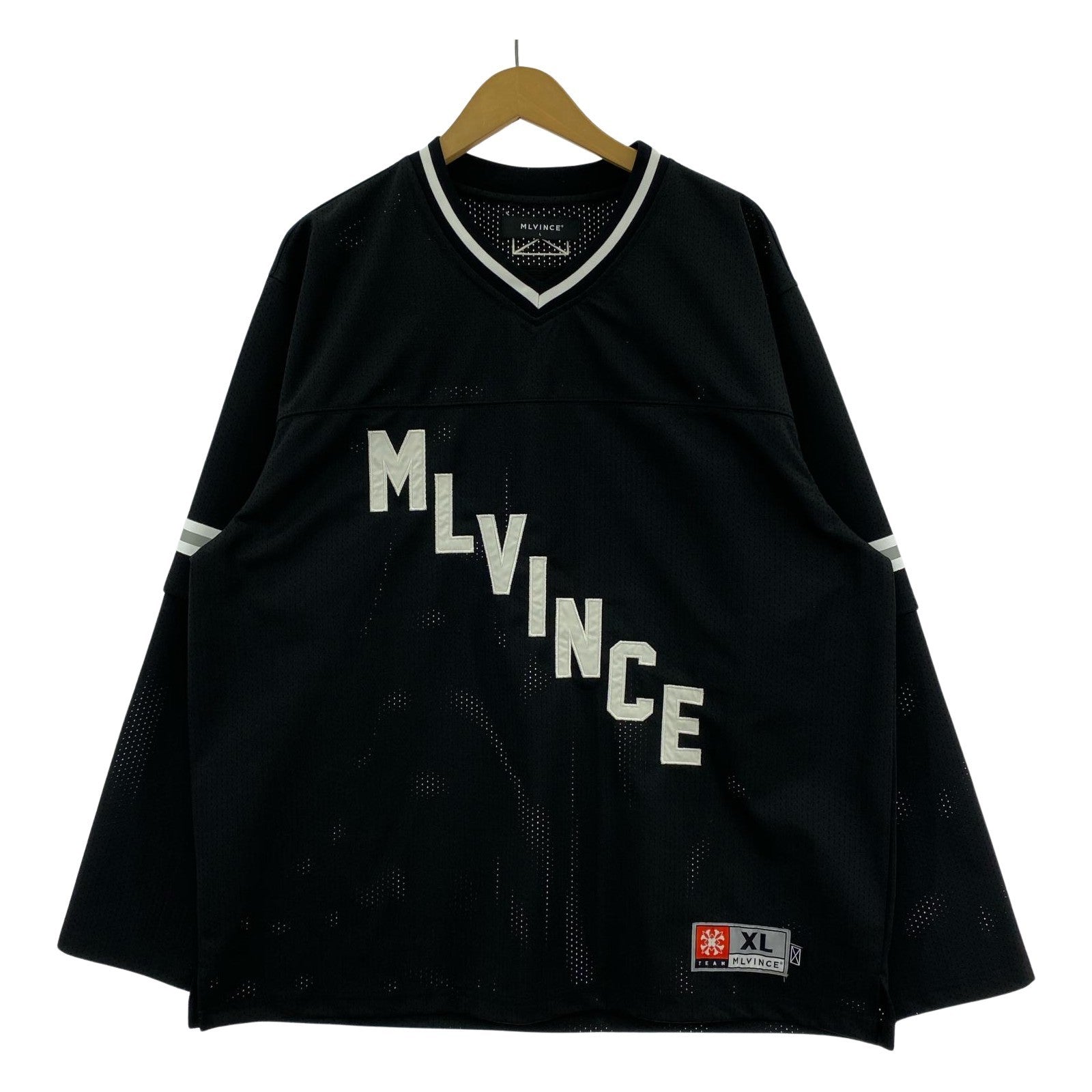 長袖Tシャツ MLVINCE L/S FOOTBALL SHIRT L ブラック