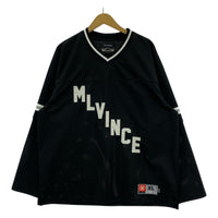 長袖Tシャツ MLVINCE L/S FOOTBALL SHIRT L ブラック
