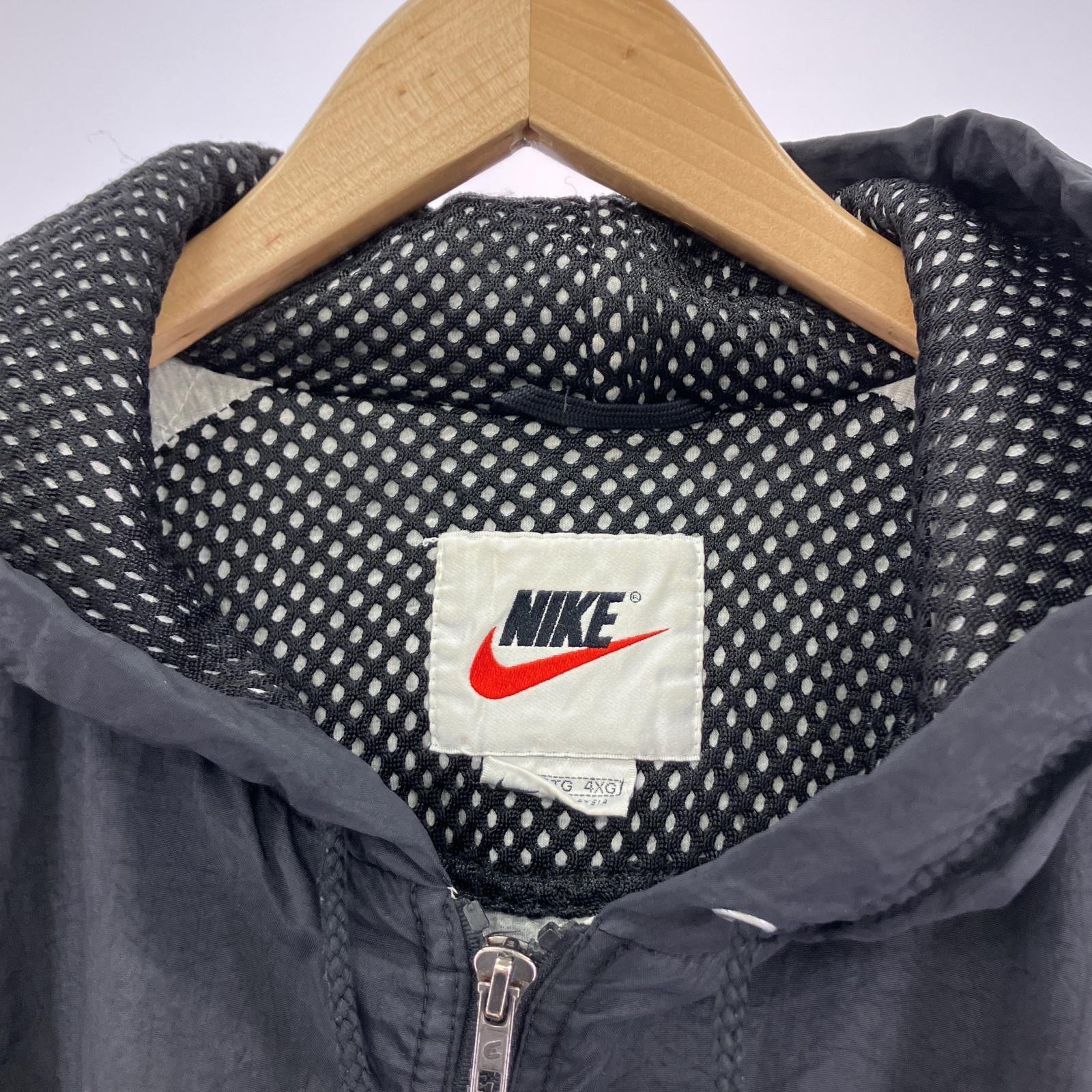 ジャケット 90s スウェット裏地 中綿ジャケット 黒 (4XL) ブラック