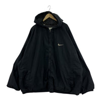 ジャケット 90s スウェット裏地 中綿ジャケット 黒 (4XL) ブラック