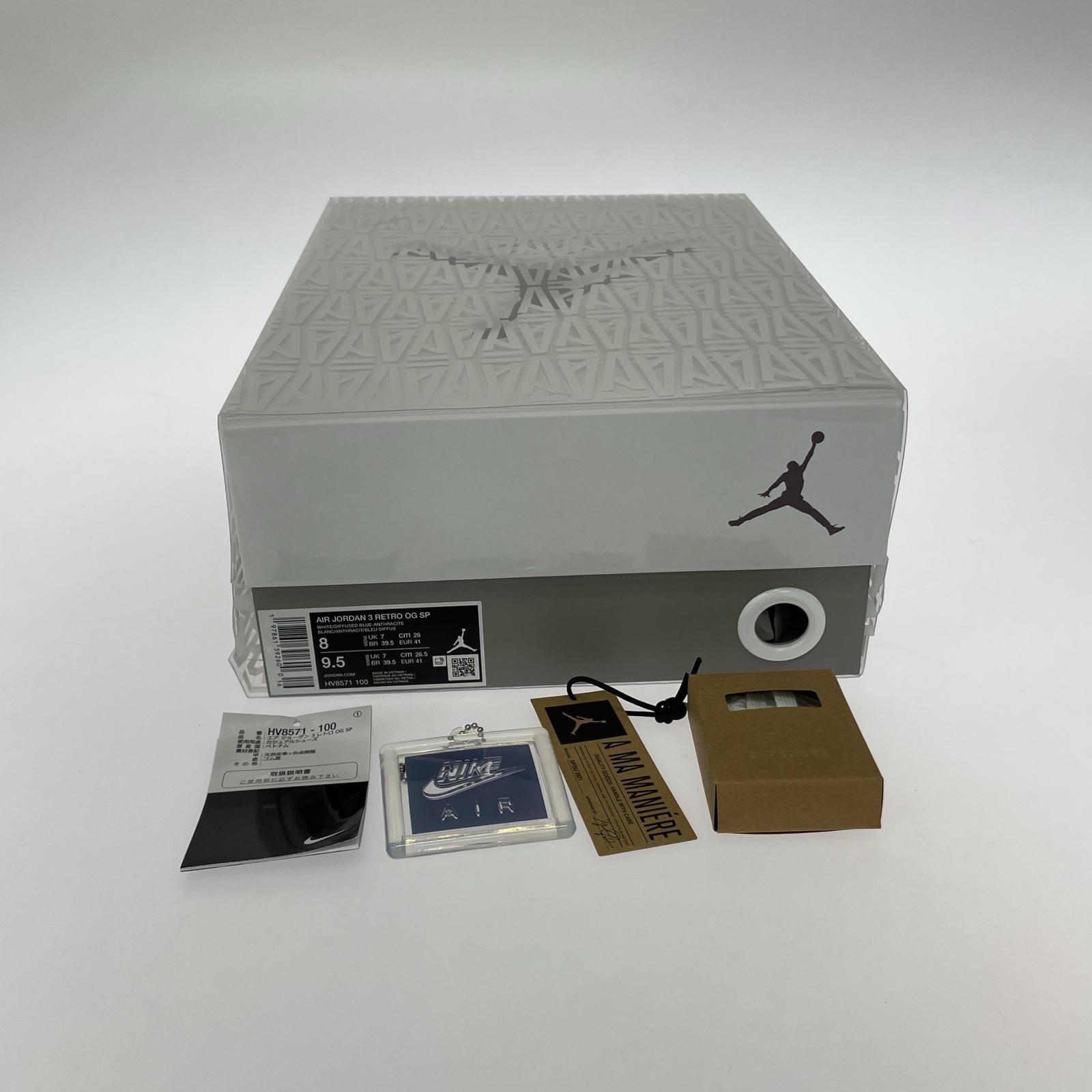 スニーカー JORDAN 3 Retro OG 26cm (US8 UK7 1/2 EU42) ホワイト