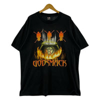 半袖Tシャツ GODSMACK 2000年ツアーTシャツ (XL) 黒 ブラック