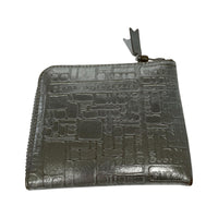 コンパクトウォレット Wallet COMME des GARCONS EMBOSSED LOGOTYPE ミニウォレット SA3100EG シルバー