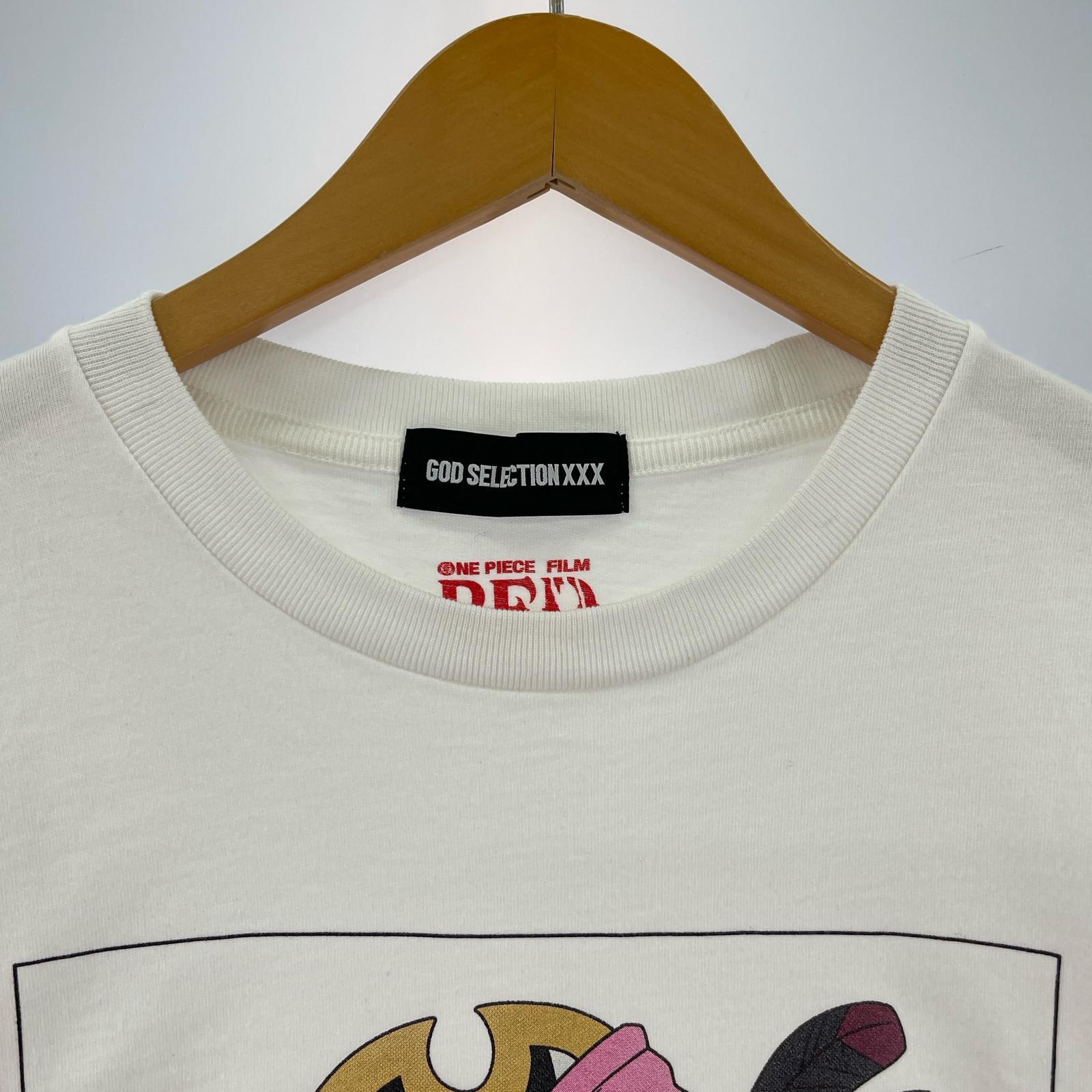半袖Tシャツ ワンピース RED ホワイト S ホワイト