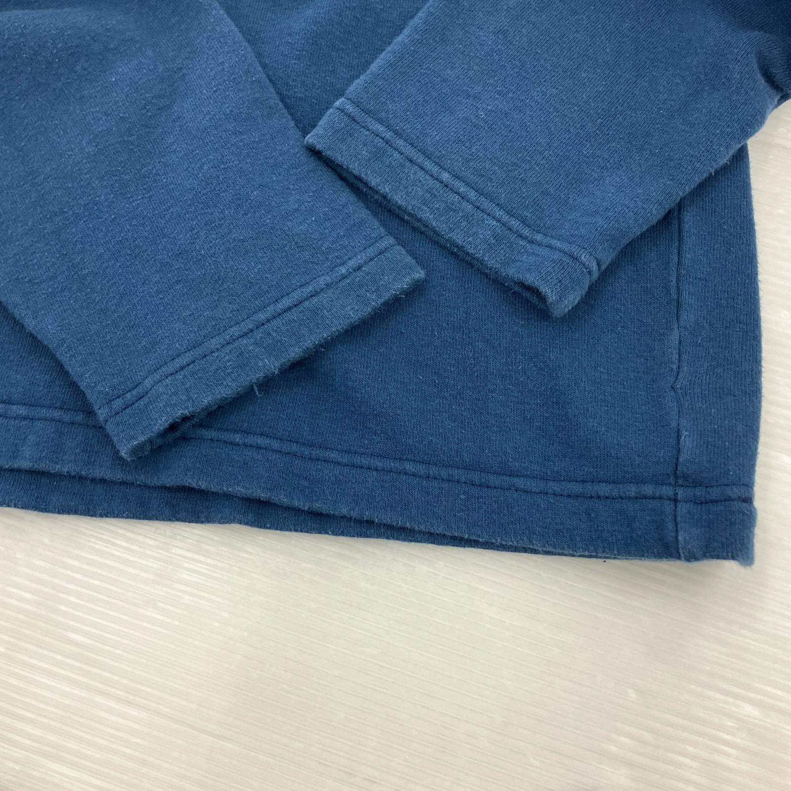 長袖Tシャツ 無地 紺 40