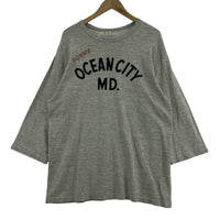 長袖Tシャツ 霜降り フェルト グレー L L グレー