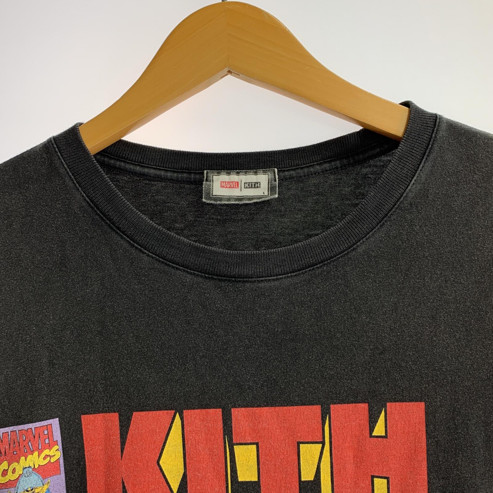 半袖Tシャツ × MARVEL Infinity Vintage Tee BLK L ブラック