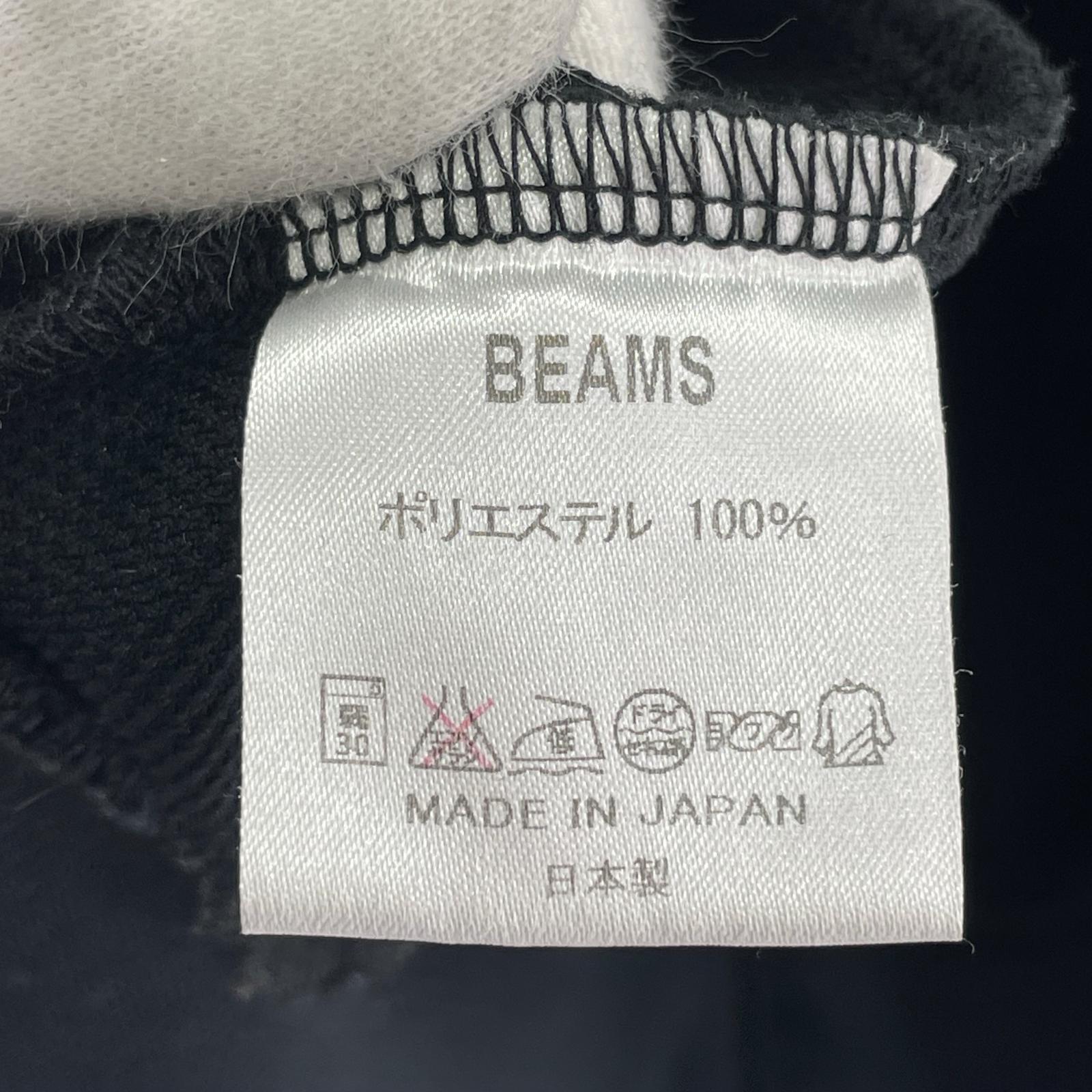 ジャケット B.E. BEAMS チャイナトラックジャケット 黒 (M) M ブラック