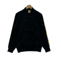 ジャケット B.E. BEAMS チャイナトラックジャケット 黒 (M) M ブラック