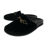 サンダル Bit Tassel Velvet Slip-In/41/ブラック 41 ブラック