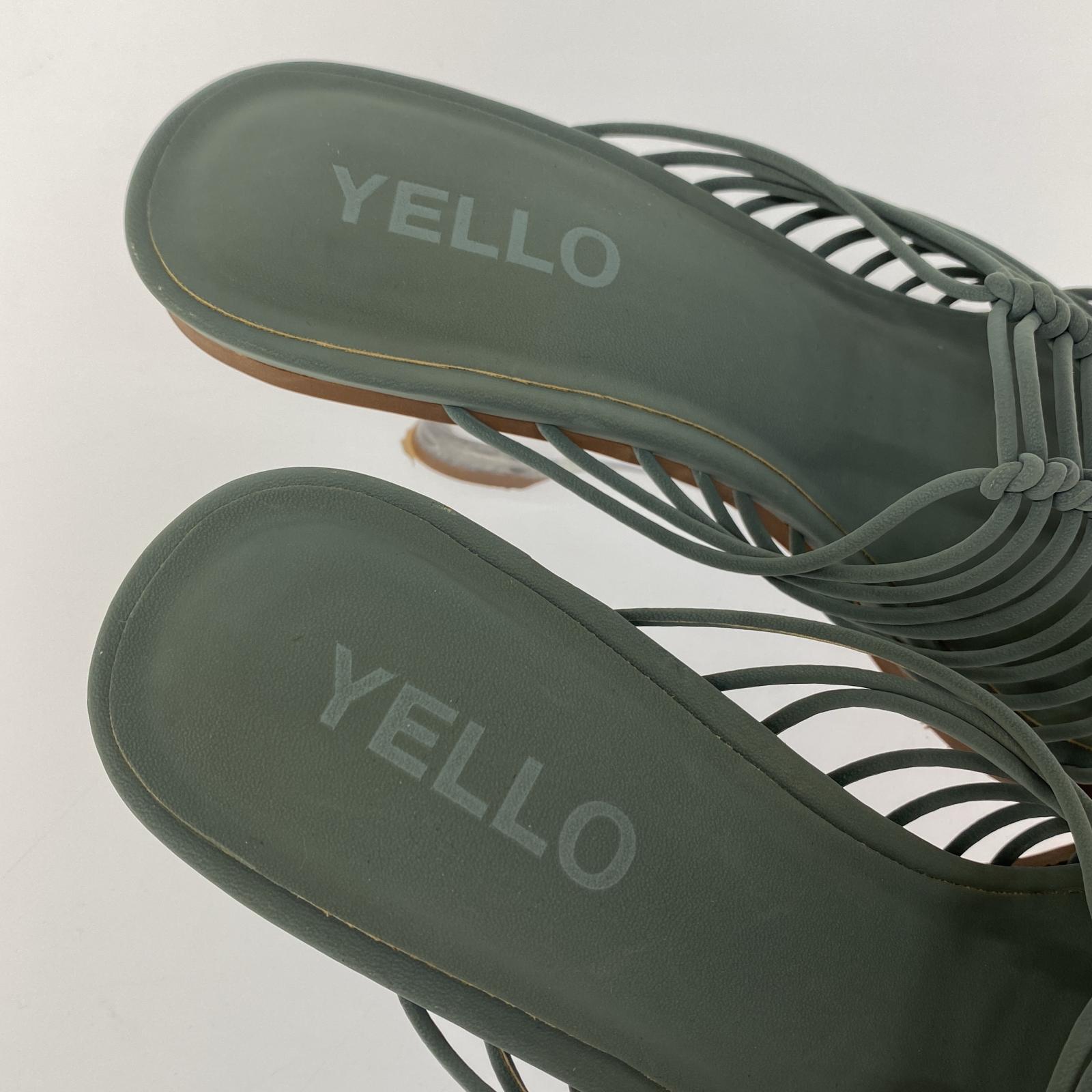 パンプス YELLO グレー M グレー