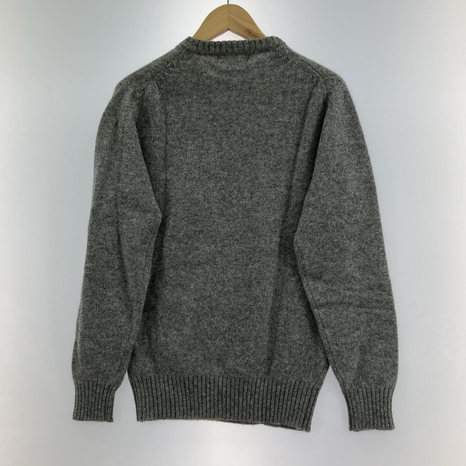 ニット 60s クルーネック ウールニット (M)グレー M グレー