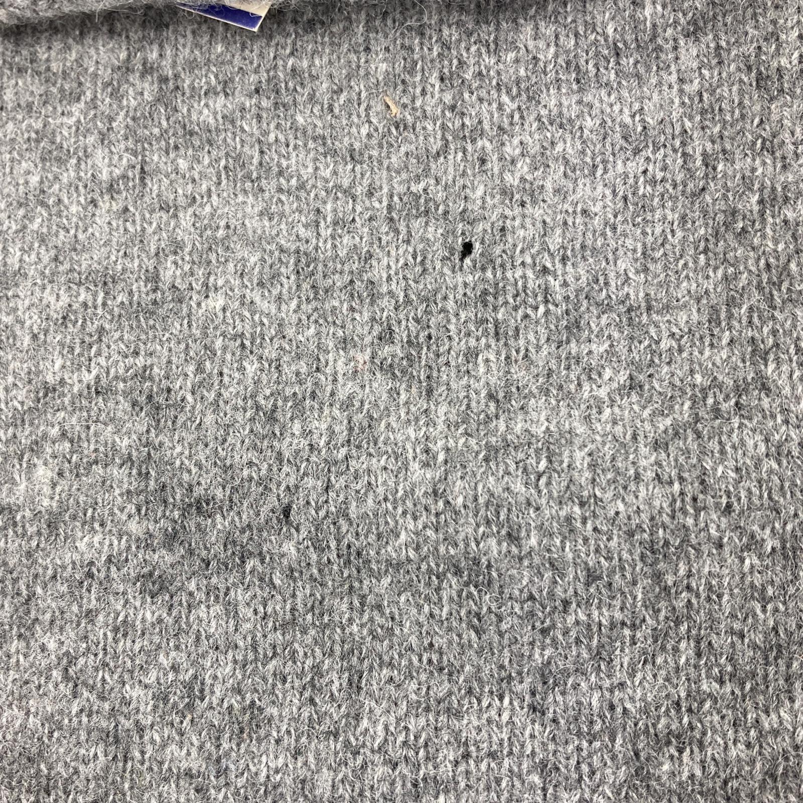 ニット 60s クルーネック ウールニット (M)グレー M グレー