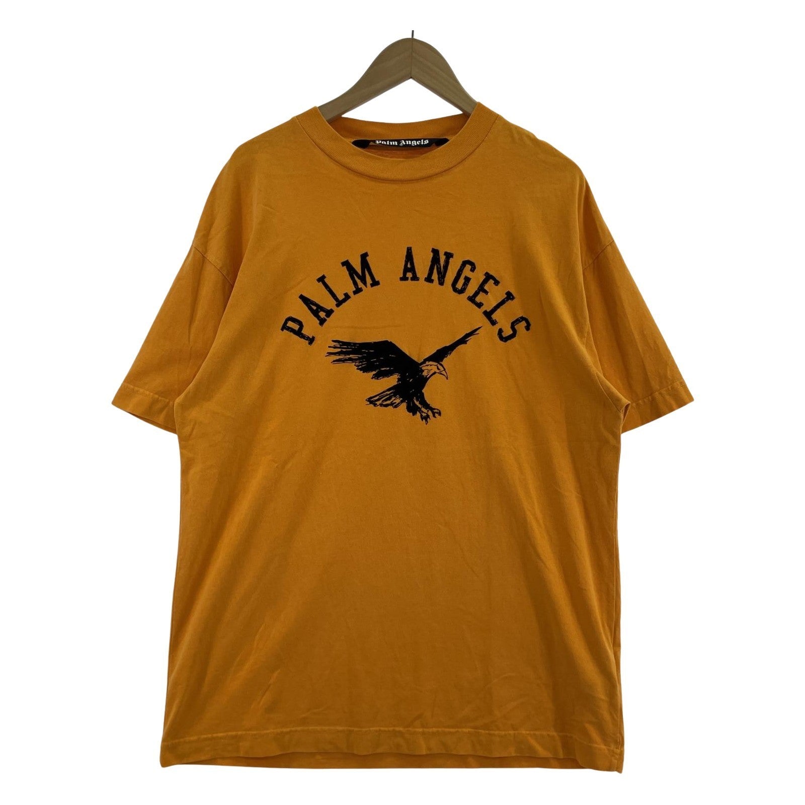 半袖Tシャツ Eagle Logo Tee YEL L L オレンジ